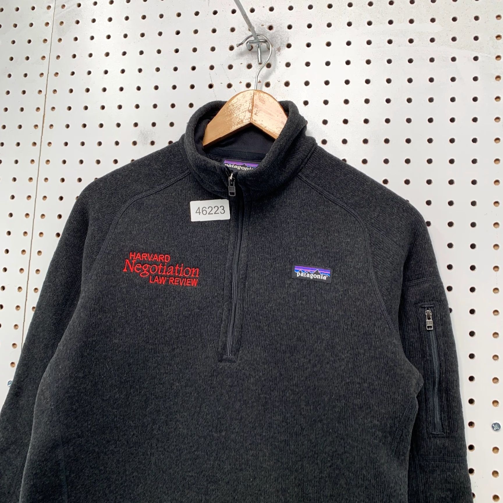 Patagonia Patagonia Better Sweater Pullover Womens Medium Black Harvard Negotiation Law Sweatshirt Pullover Size M / US 6-8 / IT 42-44 - 4 Thumbnail