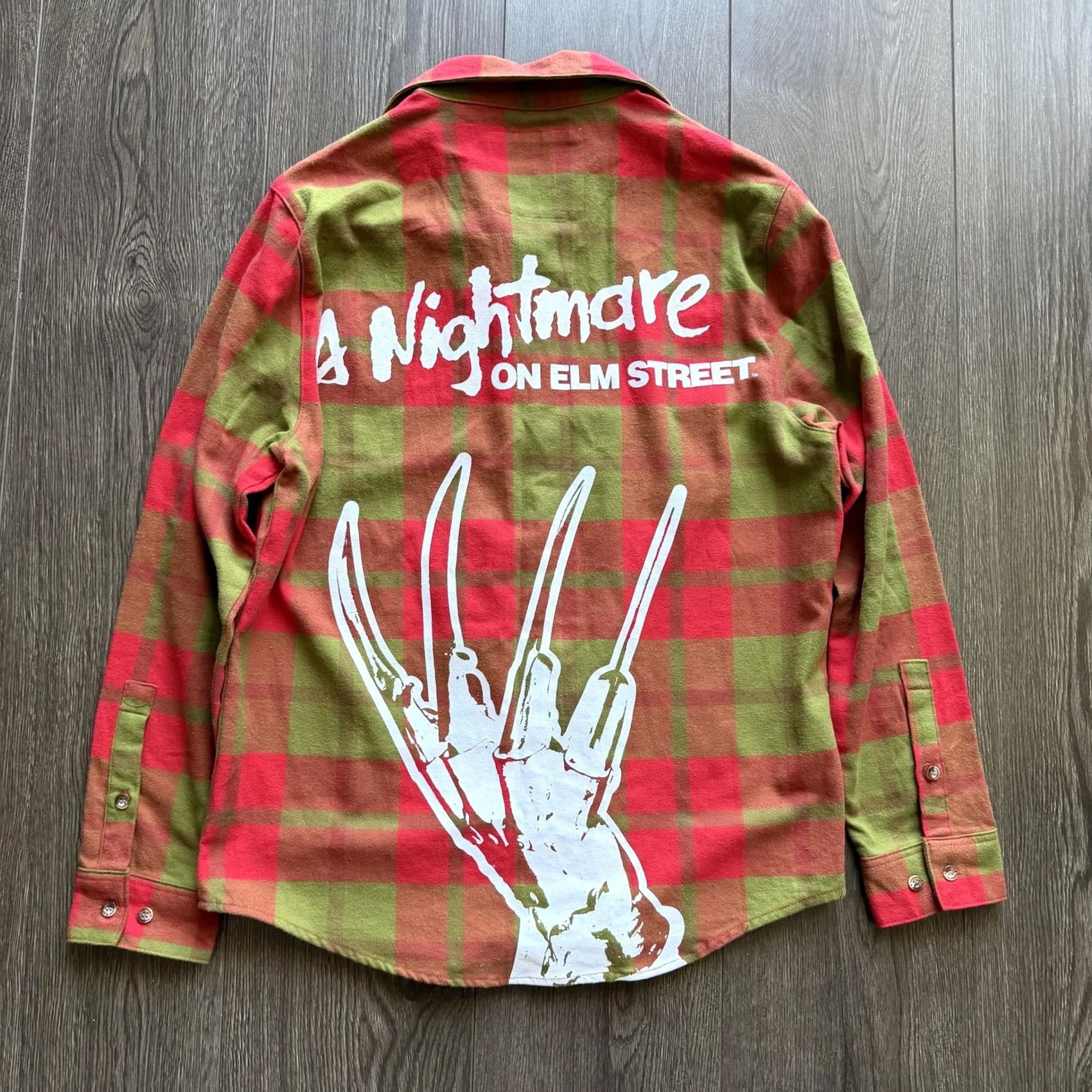 Vintage Cakeworthy Shirt Mens Small Red Plaid A Nightmare on Elm Street Freddy Flannel Jacket? Size US S / EU 44-46 / 1 - 6 Thumbnail