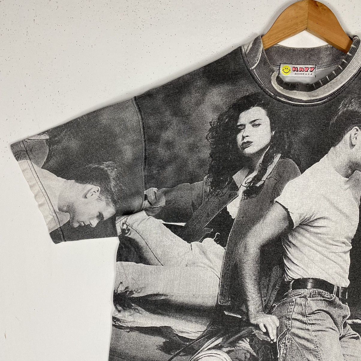 Vintage Vintage 90's Photography Full Print Tee Shirt Size US L / EU 52-54 / 3 - 3 Thumbnail