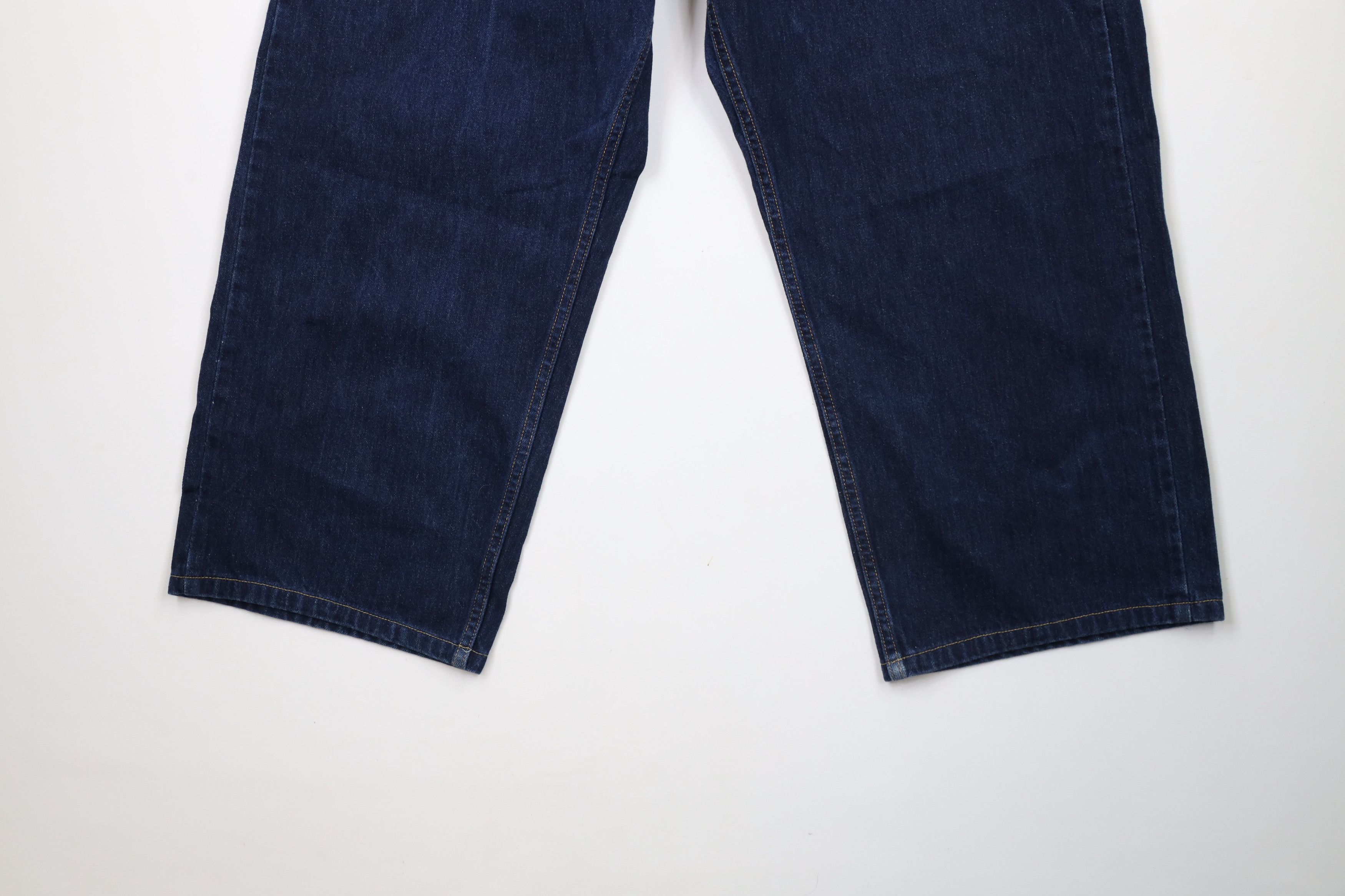 Levi's × Vintage Vintage Y2K 2002 Levis 569 Straight Wide Leg Denim Jeans Size US 42 / EU 58 - 4 Thumbnail