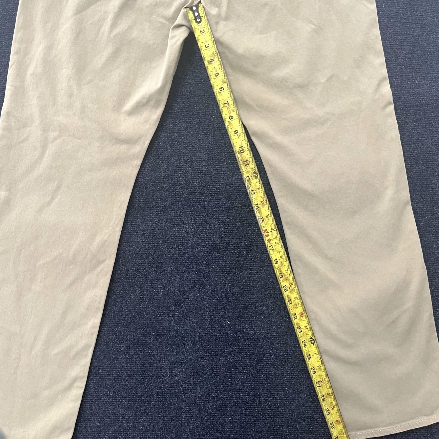 Vintage AG Adriano Goldschmied Mens Large Beige Khaki Pants Vintage Size US 36 / EU 52 - 4 Thumbnail
