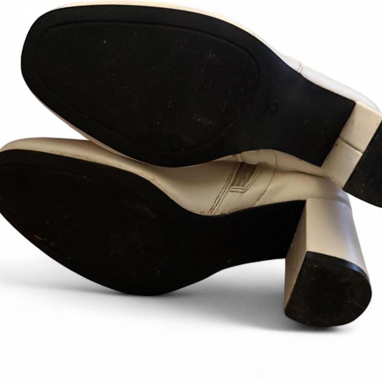Other White block heel ankle boots Size US 7 / IT 37 - 5 Thumbnail