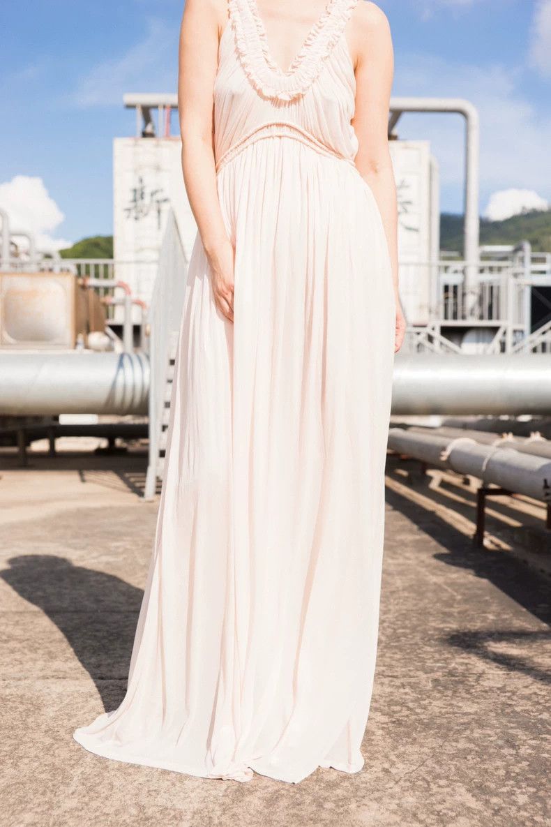 Alexander McQueen Alexander McQUEEN size M Naked pink pleated dress 2505-Nex Size M / US 6-8 / IT 42-44 - 5 Thumbnail