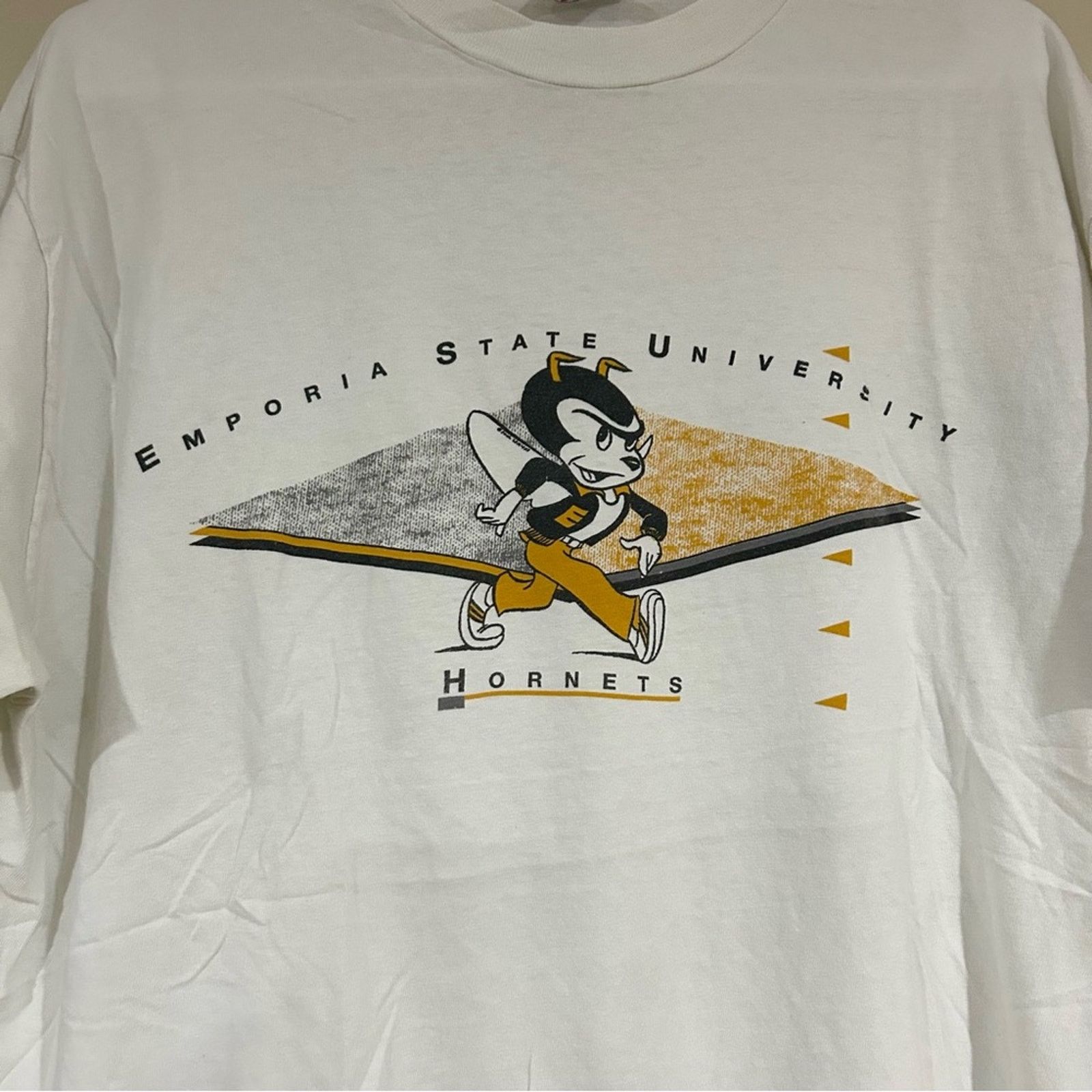 Hanes Vintage Emporia State University Hornets Shirt Size US L / EU 52-54 / 3 - 2 Thumbnail