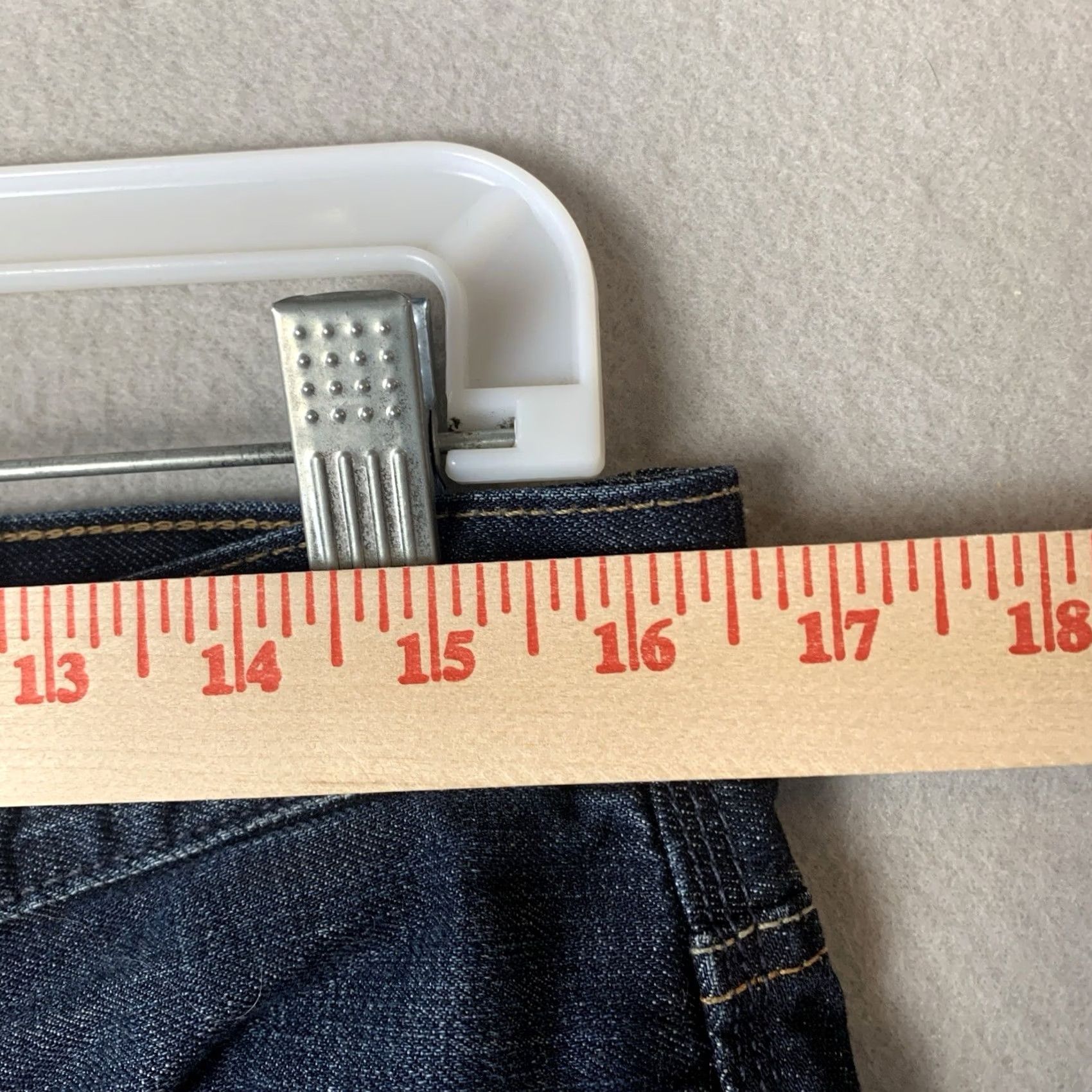 Vintage American Eagle Jeans Mens 33x30 Blue Low Rise Bootcut Regular Inseam 30in Denim Cotton Zipper Button Logo Size US 33 - 8 Thumbnail