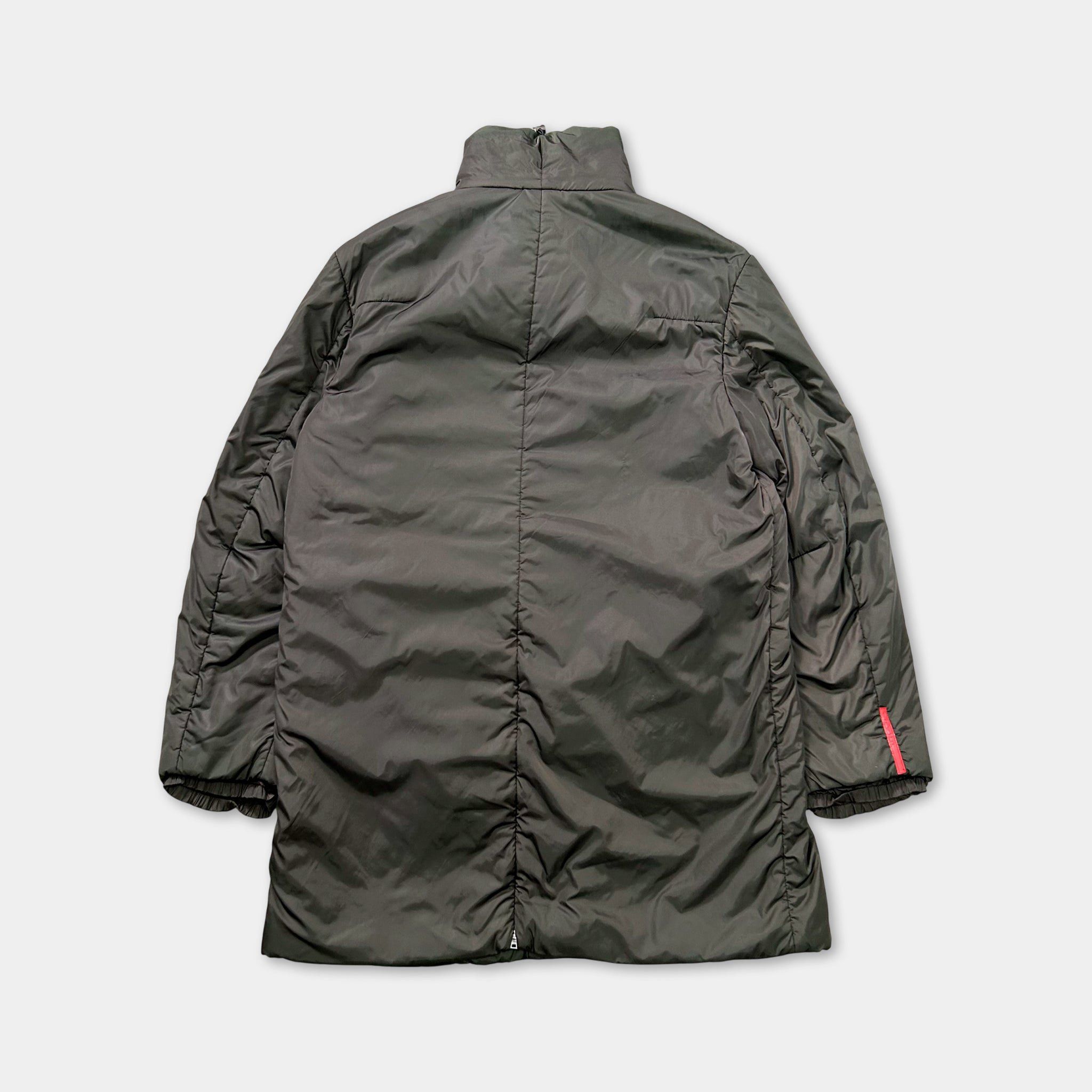 Prada Prada Nylon Green Brown Long Coat Size US L / EU 52-54 / 3 - 7 Thumbnail