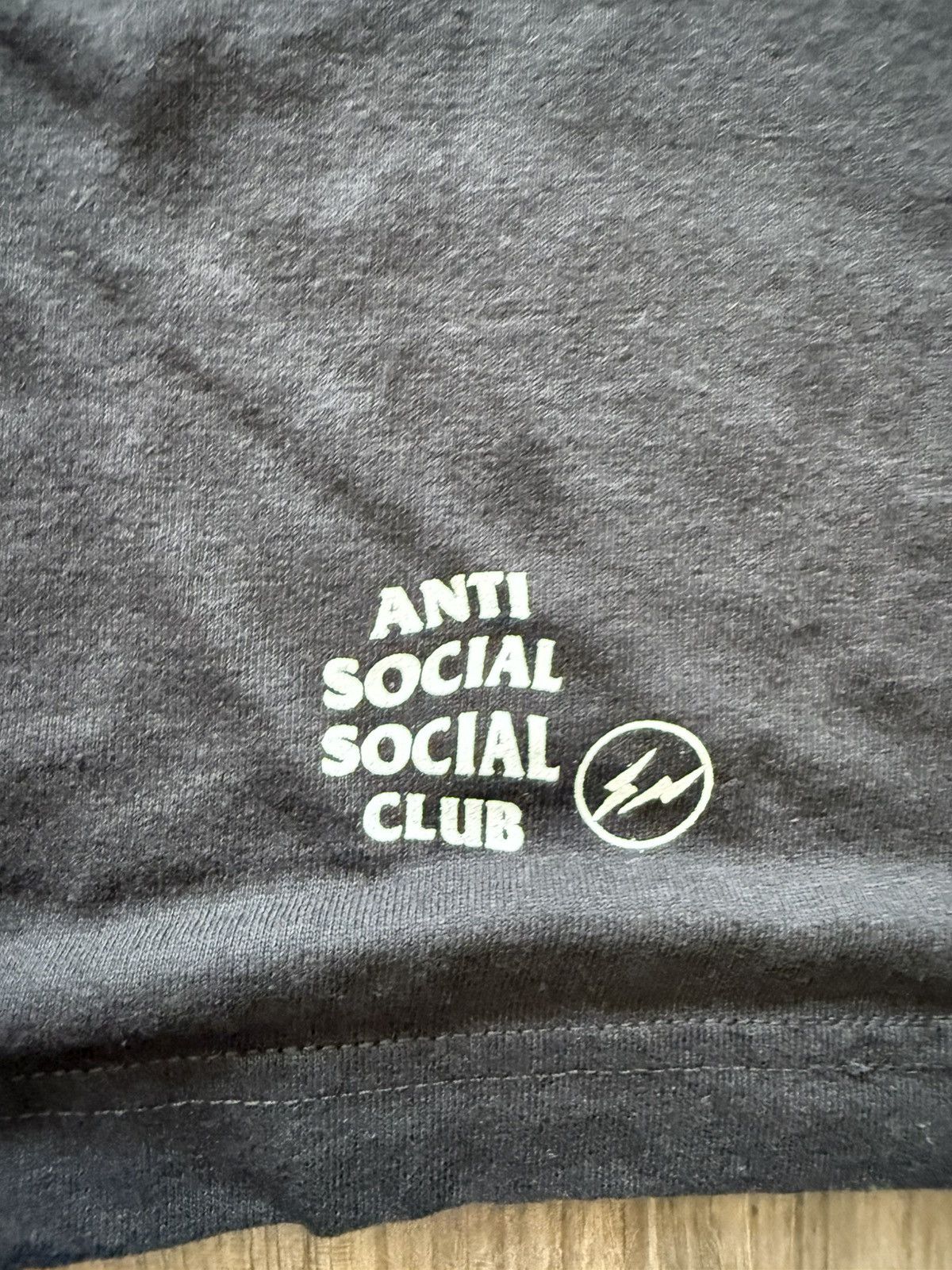 Anti Social Social Club × Fragment Design Anti Social Social Club x Fragment Design Logo Tee XXL Size US XXL / EU 58 / 5 - 3 Thumbnail