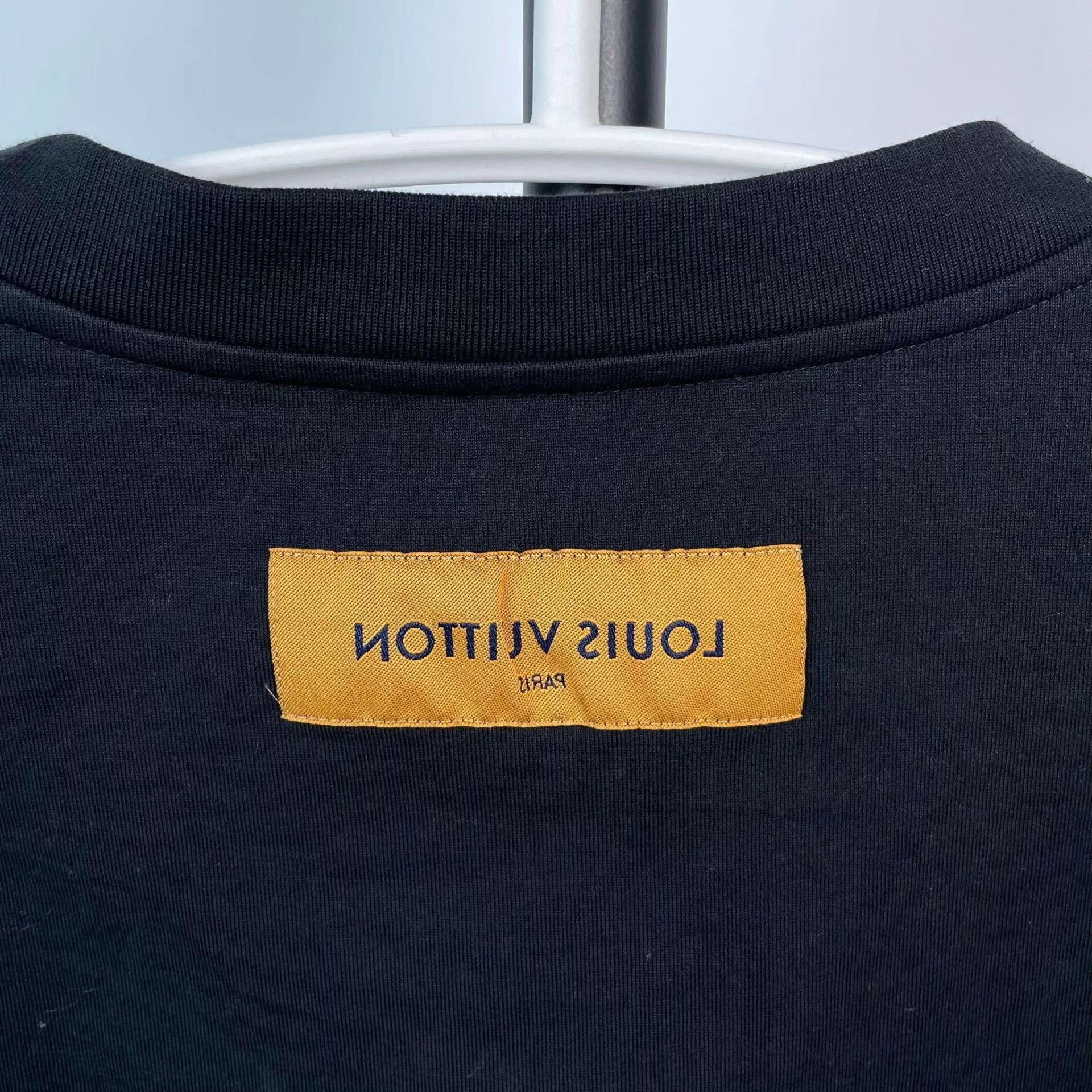 Louis Vuitton LV cotton green pattern short-sleeve black L Size US L / EU 52-54 / 3 - 3 Thumbnail