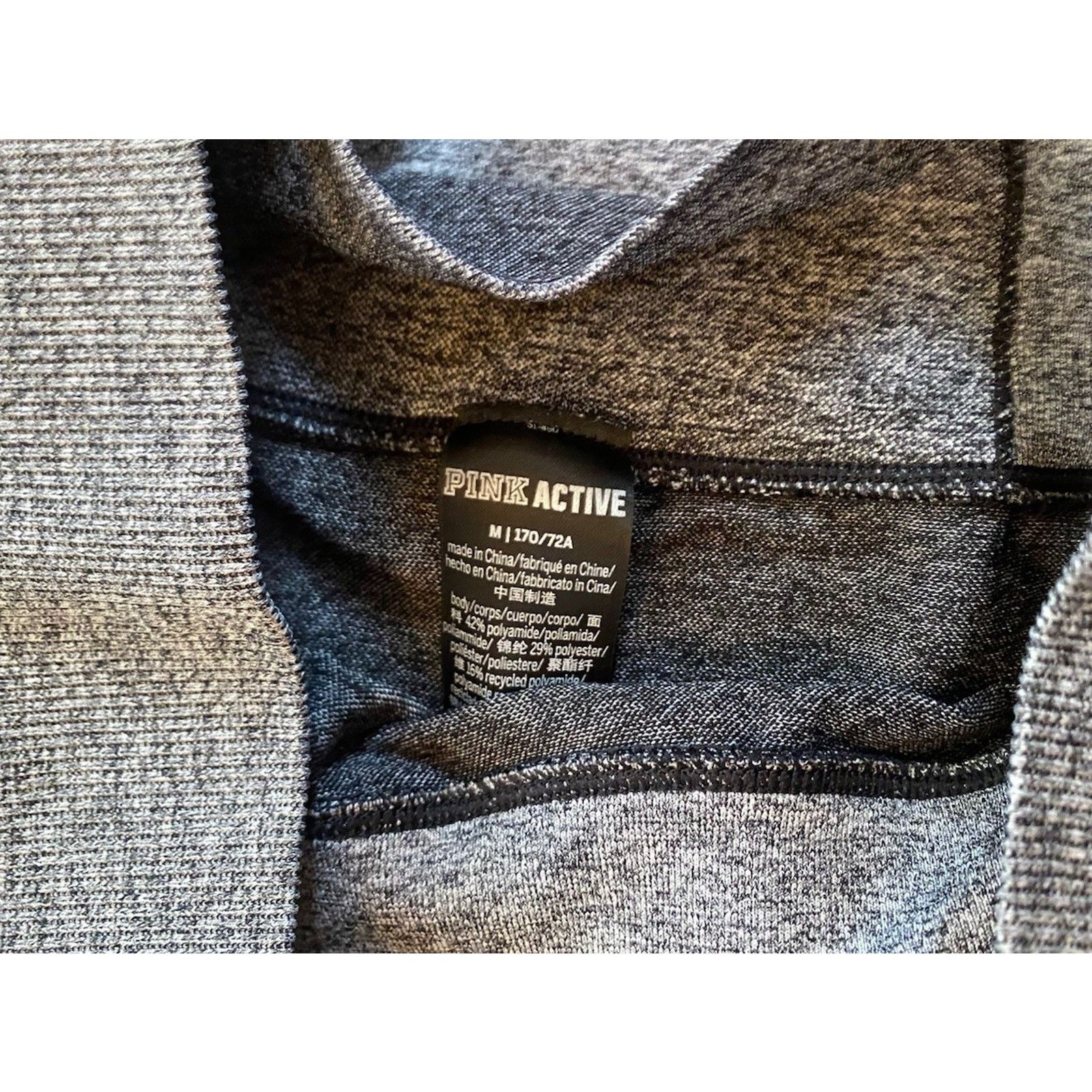 Victoria's Secret PINK Victoria’s Secret Gray Leggings Women’s Medium Size 32" / US 10 / IT 46 - 2 Thumbnail