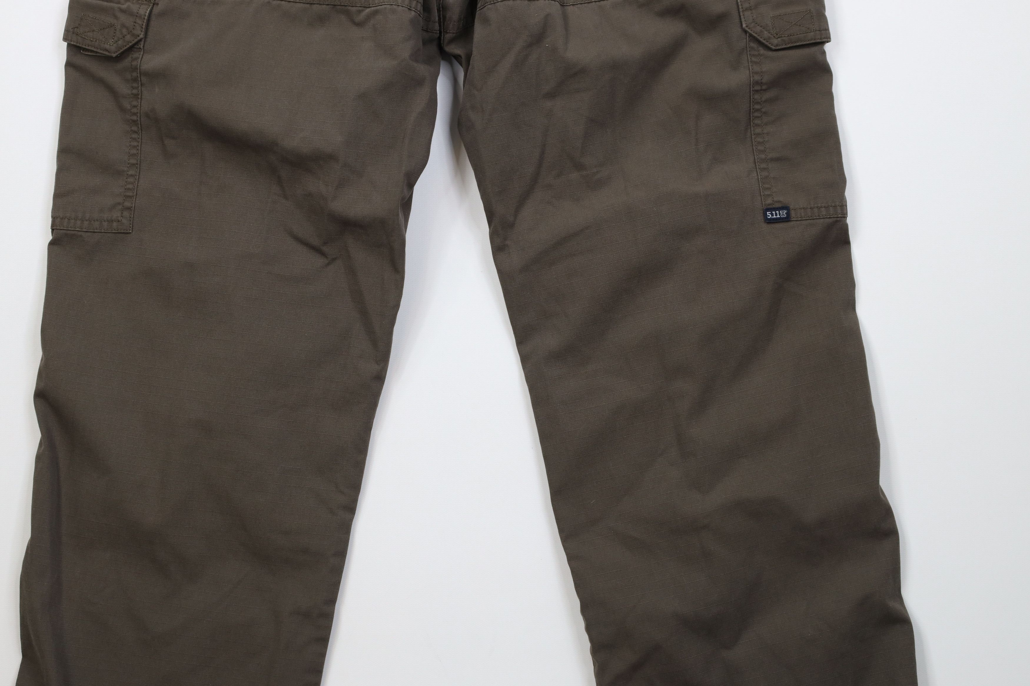 Vintage 5.11 Tactical Series Taclite Pro Ripstop Cargo Pants Green Size US 36 / EU 52 - 12 Thumbnail