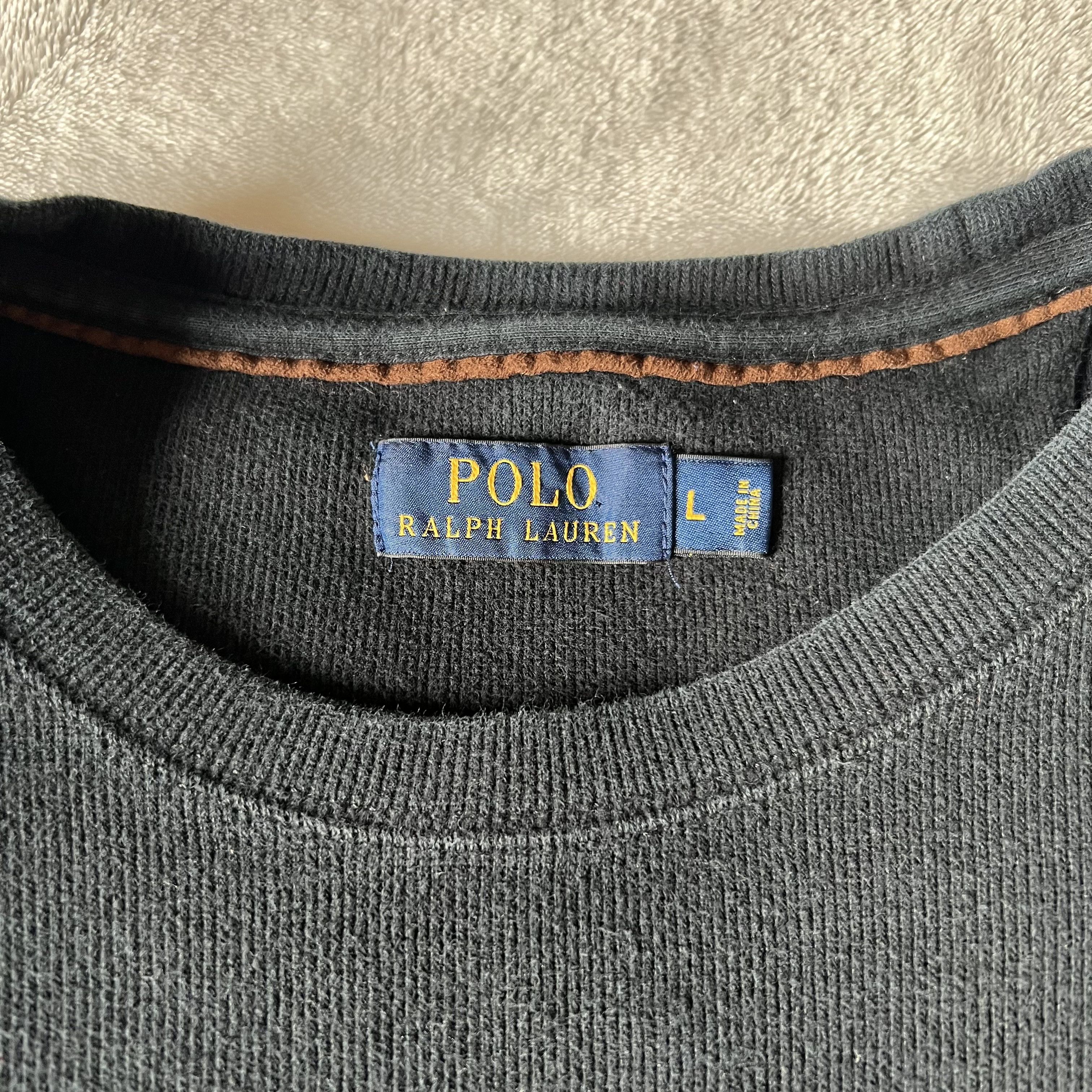 Polo Ralph Lauren Polo Ralph Lauren Mens Vintage Crewneck Sweater Size Large Size US L / EU 52-54 / 3 - 3 Thumbnail