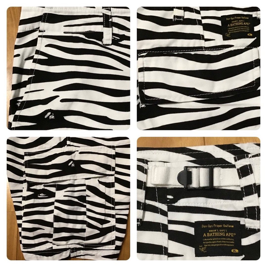 Bape BAPE Zebra camo cargo shorts a bathing ape NIGO ★size S Size US 30 / EU 46 - 6 Thumbnail