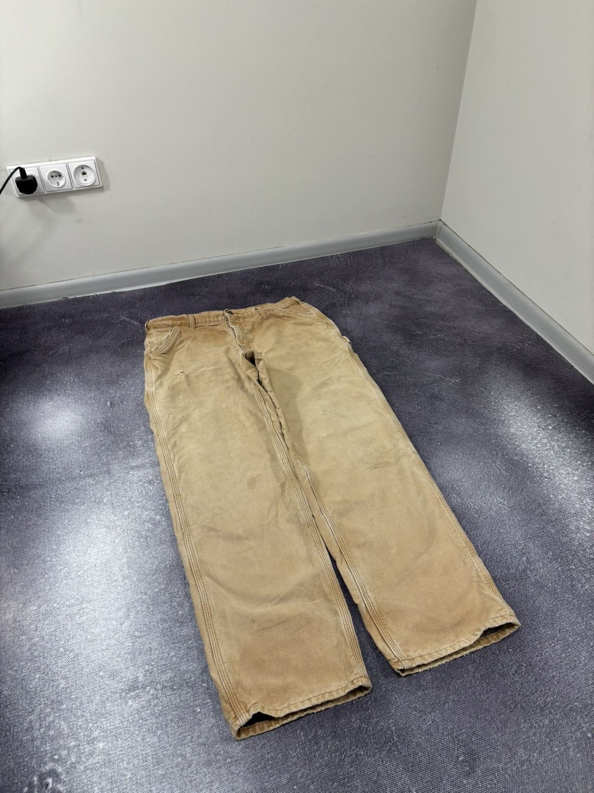 Carhartt Vintage Carhartt Dungaree Fit Insulated Denim Baggy Pants Size US 36 / EU 52 - 12 Thumbnail