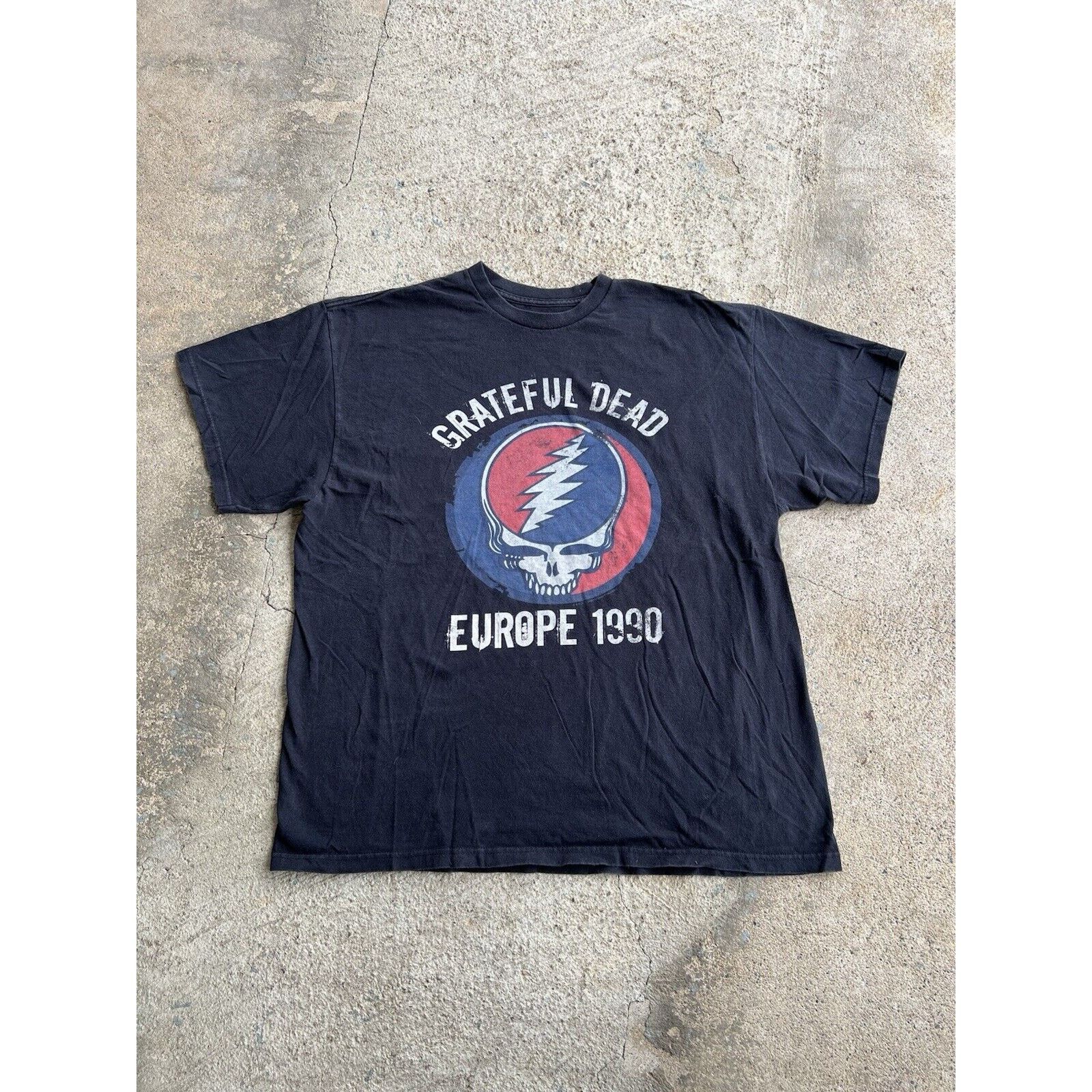 Grateful Dead Grateful Dead Steal Your Face Shirt Europe 1990 Black XXL Size US XXL / EU 58 / 5 - 1 Thumbnail