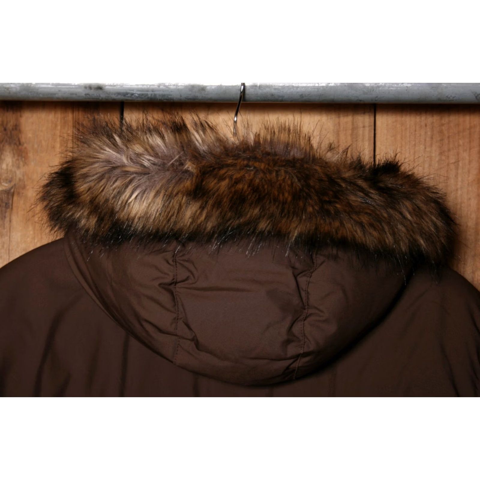 Eddie Bauer VINTAGE Eddie Bauer Boundary Pass Brown 650 Down Puffer Hooded Parka Men's LT Size Brown Down Parka with Detachable Fur Hood Trim Mens Size US L / EU 52-54 / 3 - 7 Thumbnail