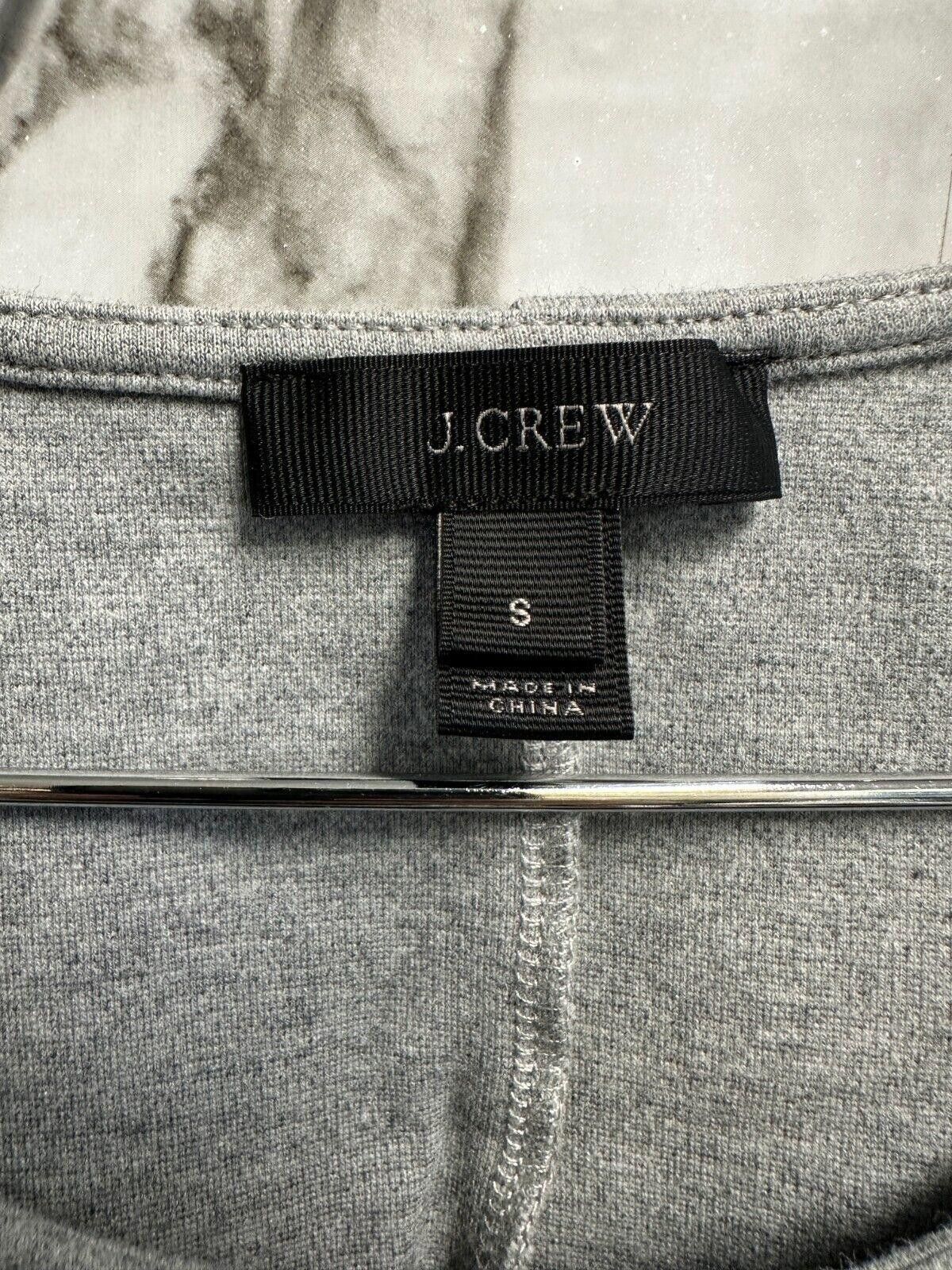 J.Crew J. Crew Cotton Blend Gray Tulle Ruffle Front Hem Top size S Size S / US 4 / IT 40 - 3 Thumbnail