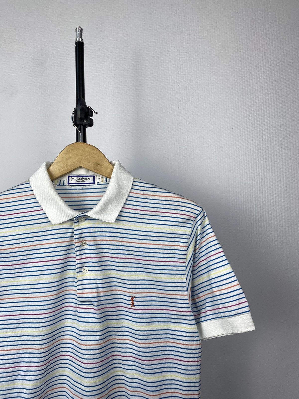 Designer × Yves Saint Laurent Yves Saint Laurent YSL polo t-shirt vintage 90s Size US M / EU 48-50 / 2 - 3 Thumbnail