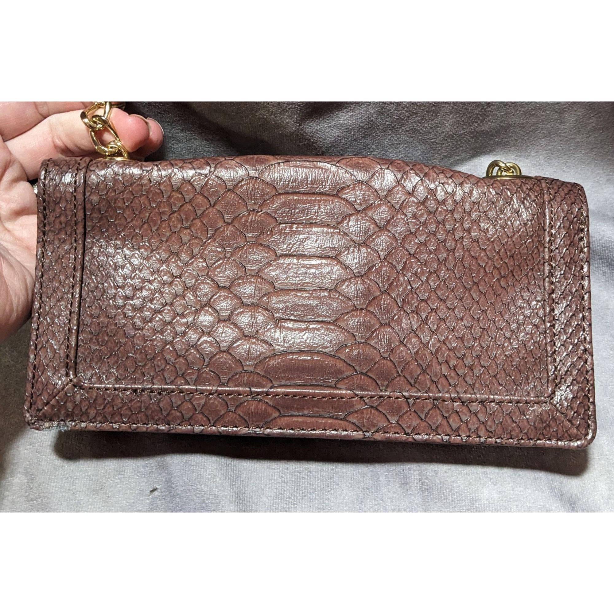 Other Vintage Faux Snake Purse With Charms by Liz Claiborne Size ONE SIZE - 14 Thumbnail