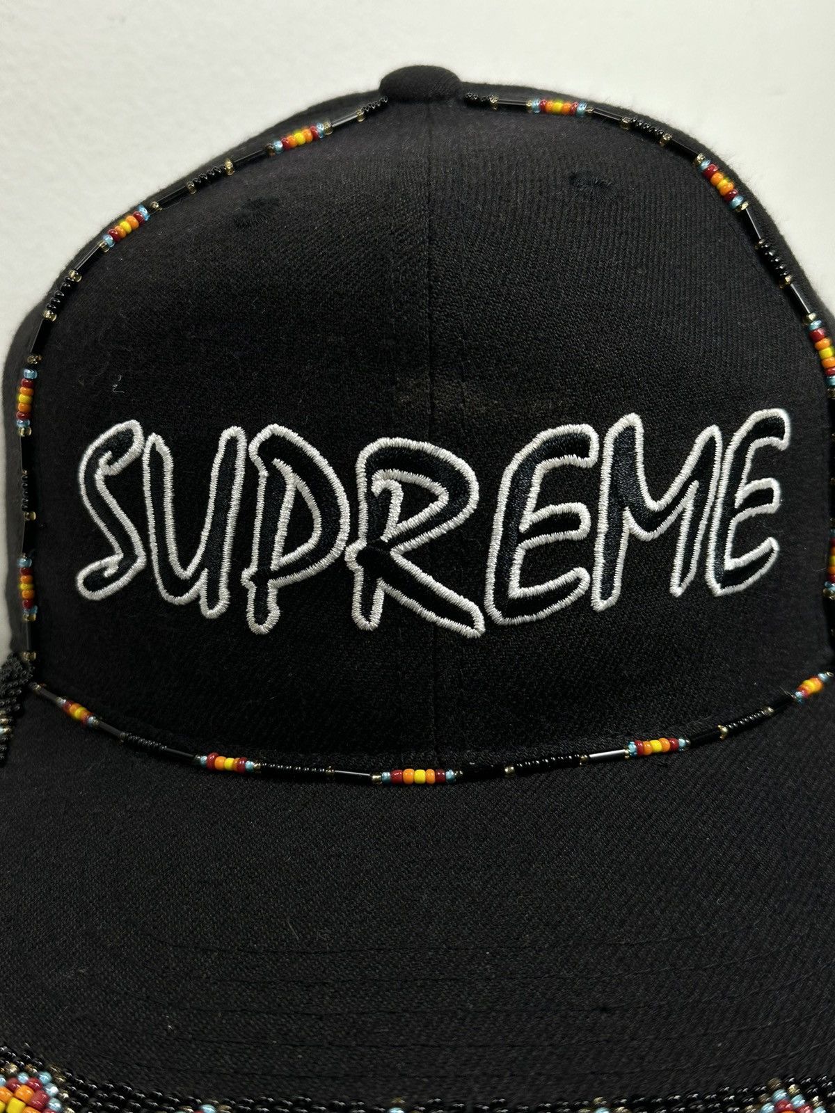 Supreme Supreme Beaded 6-Panel Cap Hat Size ONE SIZE - 2 Thumbnail