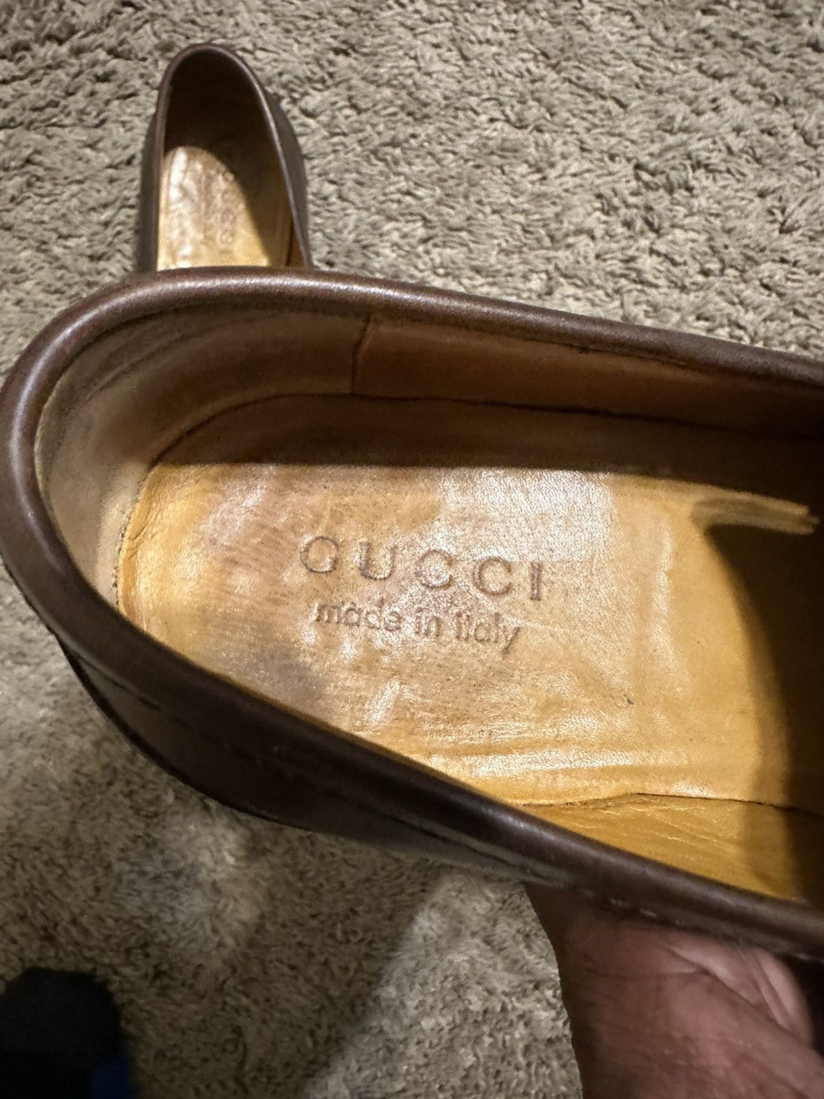 Gucci × Vintage Vintage Gucci “GG brown” loafers 00s size 8.5 Size US 8.5 / EU 41-42 - 9 Thumbnail