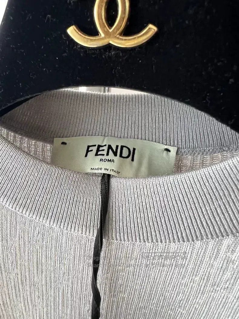 Fendi Fendi FF Pattern Knitwear Size XS / US 0-2 / IT 36-38 - 2 Thumbnail