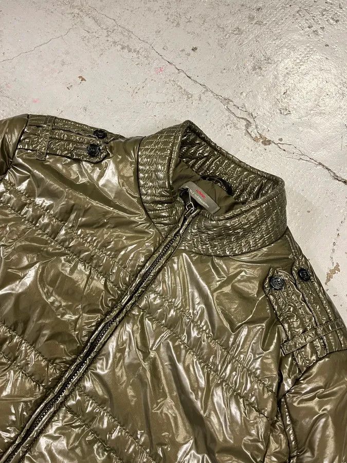 Daniele Alessandrini Daniele Alessandrini Green Patent Puffer British Puffer Jacket Size US M / EU 48-50 / 2 - 5 Thumbnail