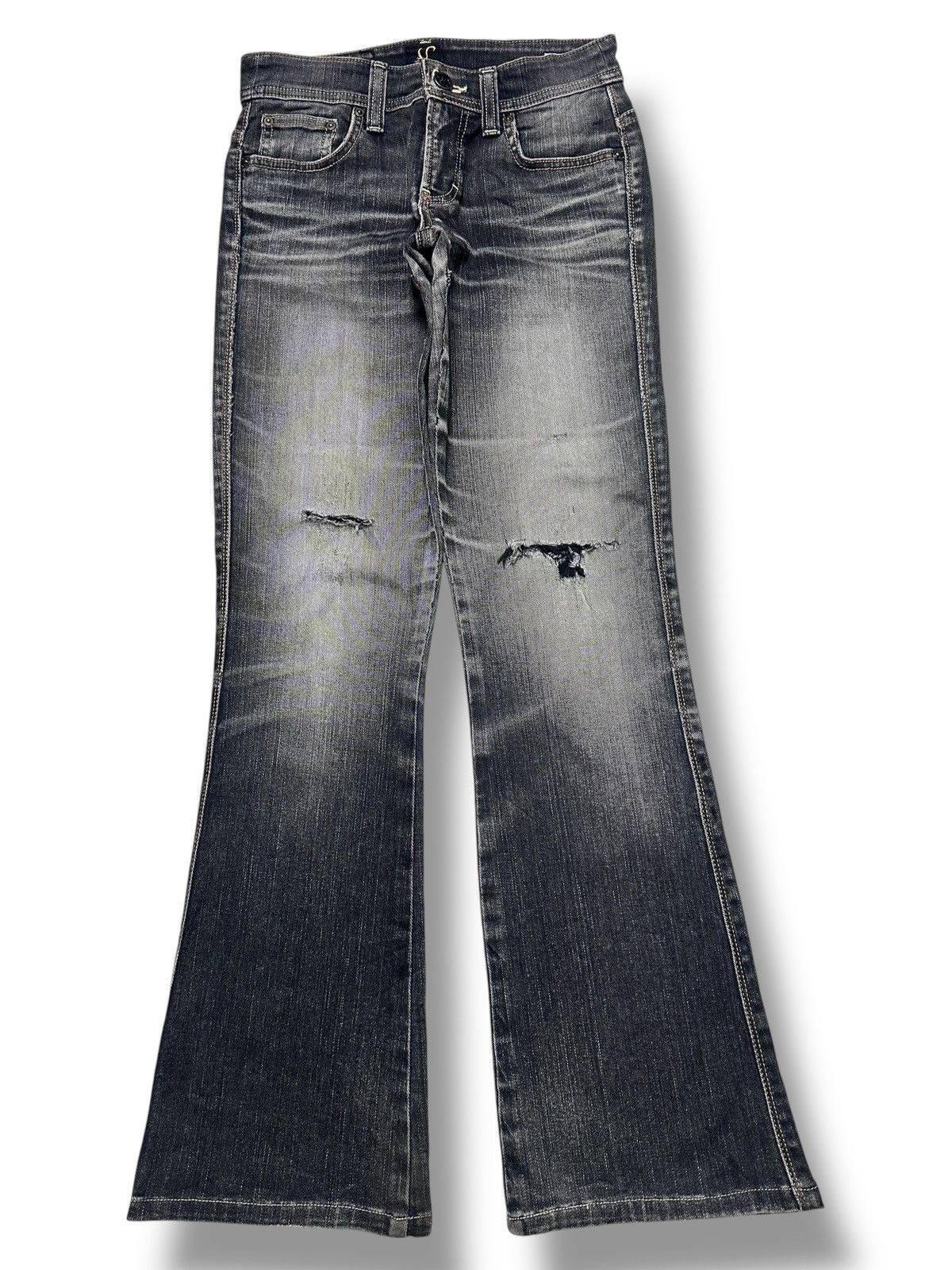 Edwin Something x Edwin Vienus Jean Vintage Distressed Bootcut Size US 28 / EU 44 - 1 Thumbnail