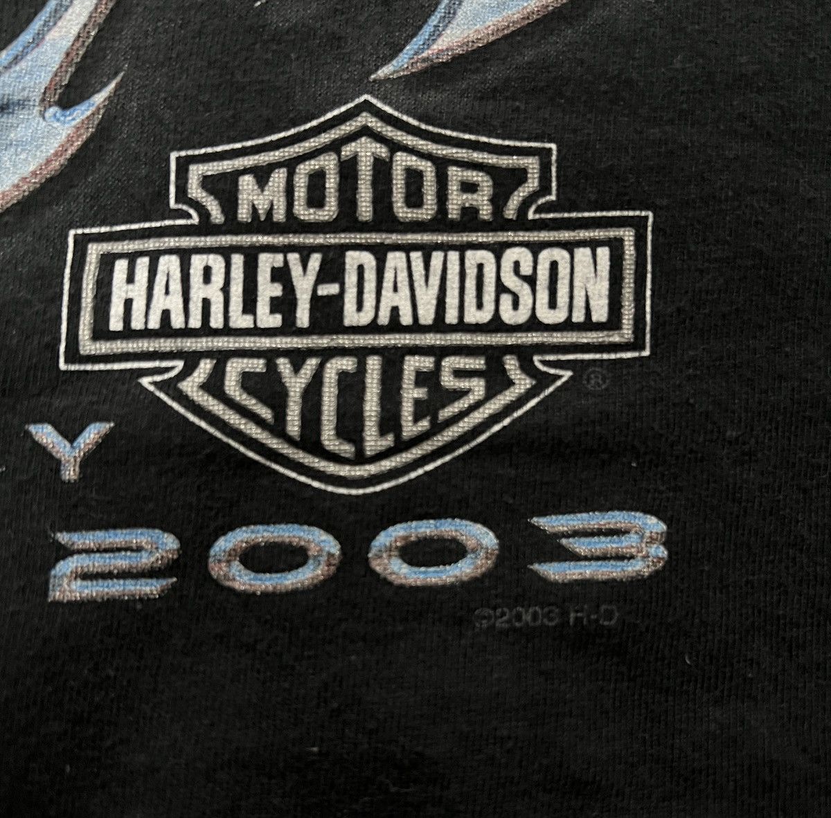 Harley Davidson 2003 HarleyDavidson Sturgis Rally Tee XL Vintage Biker Shirt Size US XL / EU 56 / 4 - 3 Thumbnail