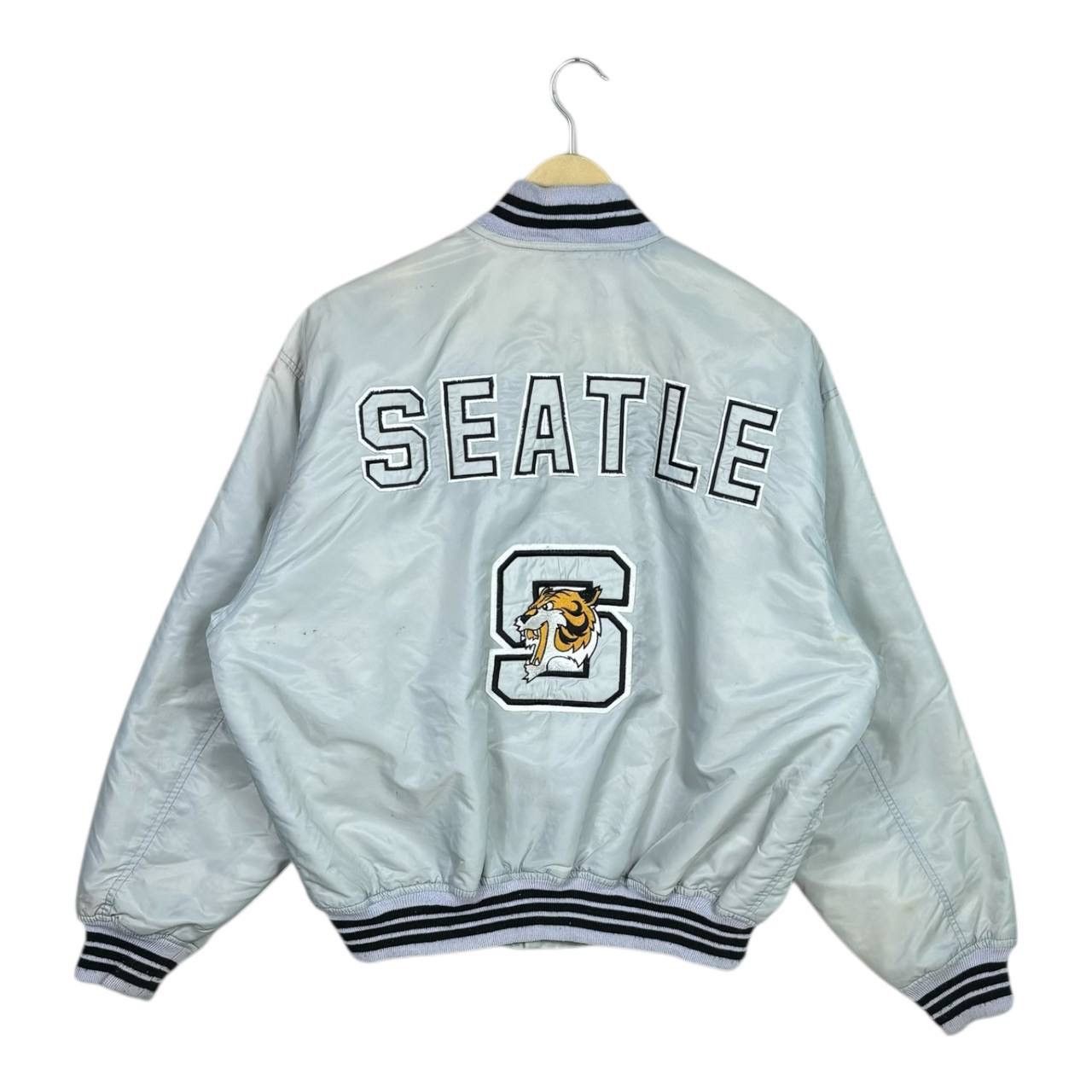 Other VTG SG Seatle Tigers Varsity Jacket L 90s Sun Faded Archival Size US L / EU 52-54 / 3 - 1 Thumbnail