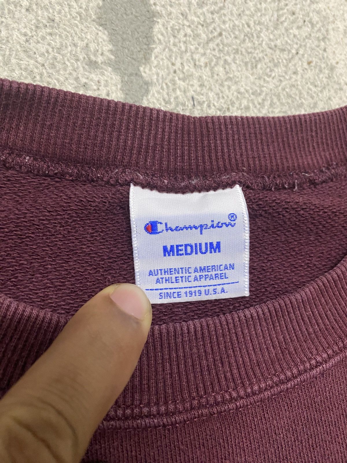 Champion Champion Spell Out Sweatshirt Burgundy Colour Size US M / EU 48-50 / 2 - 5 Thumbnail