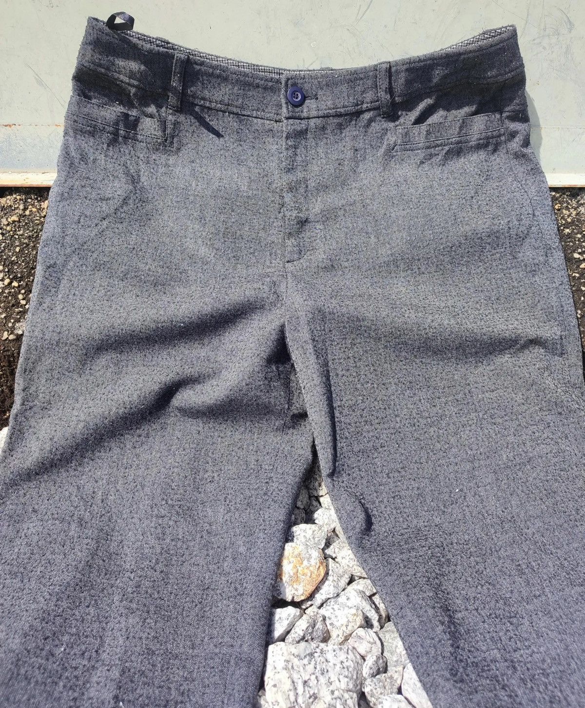 Japanese Brand × Kansai Yamamoto Mid Kansai Yamamoto Grey Houndstooth Dress Pants Size US 34 / EU 50 - 2 Thumbnail