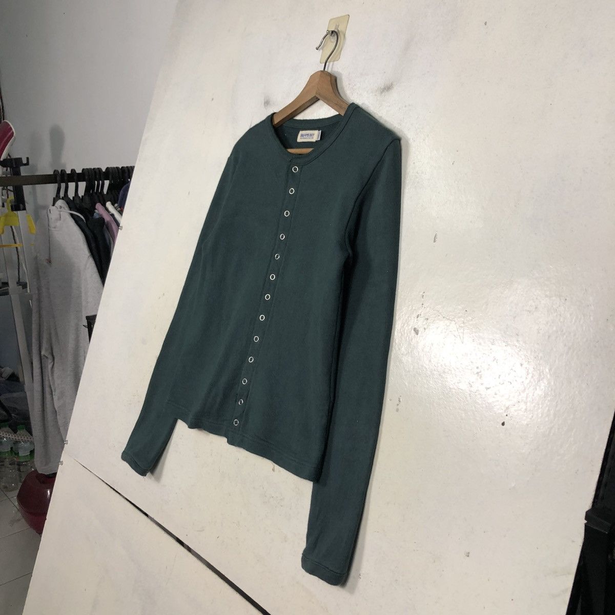 Beams Japan 📌Vintage Snap Button Cardigan Jacket Beams Boy Issey Miyake Size US M / EU 48-50 / 2 - 4 Thumbnail