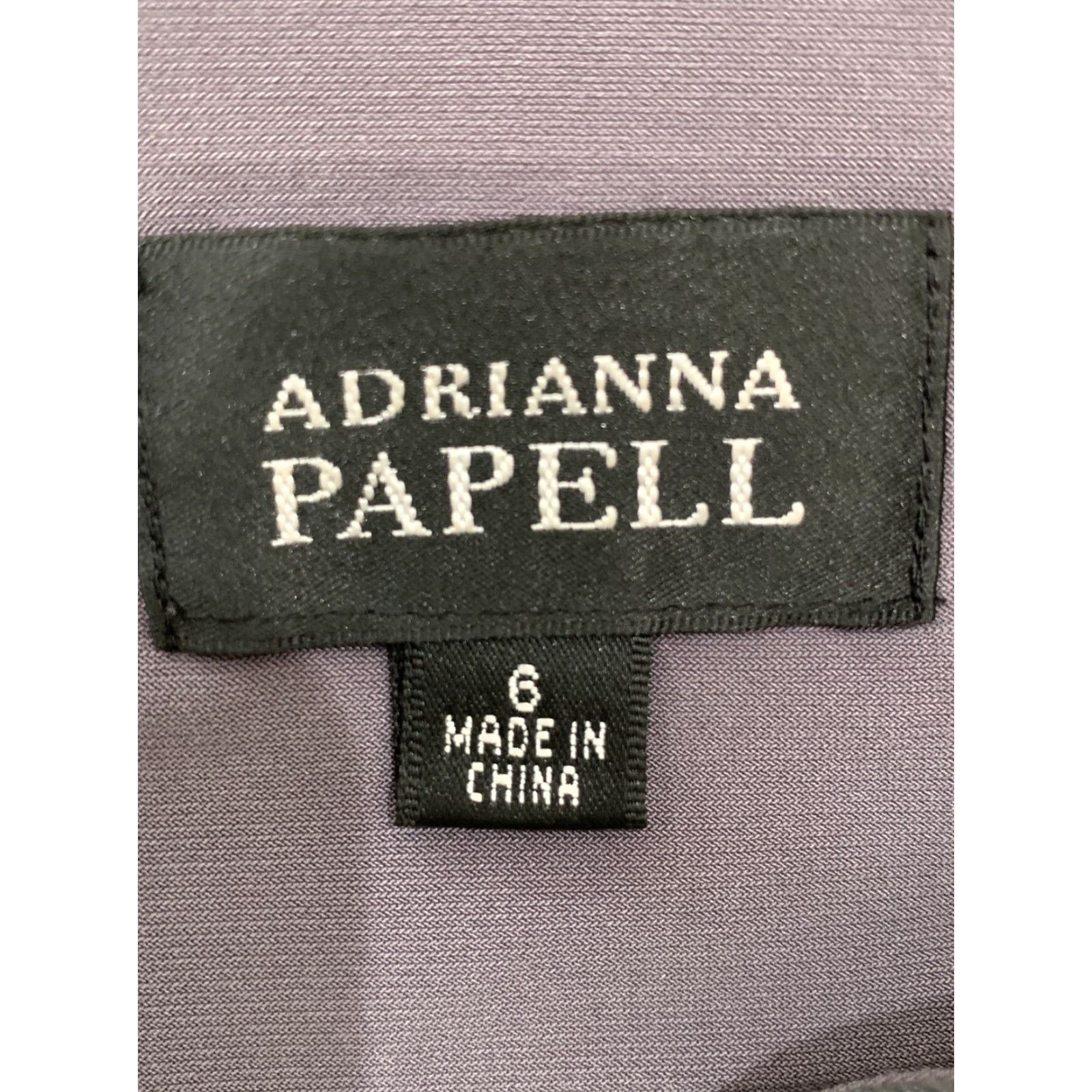 Adrianna Papell ADRIANNA PAPELL Dress Size 6 Womens Layered Sleeveless Mini Gray V-Neck Party Size M / US 6-8 / IT 42-44 - 4 Thumbnail