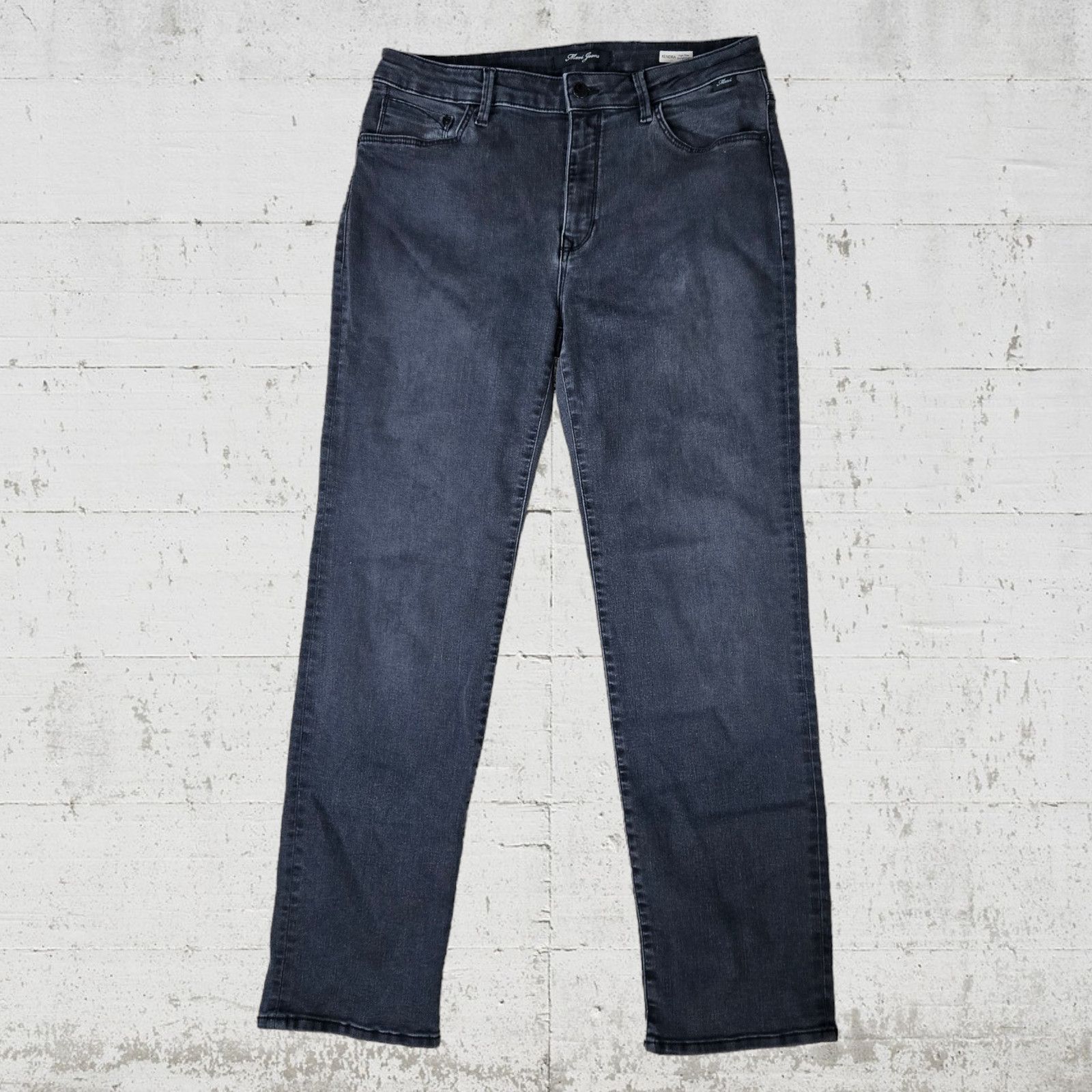 Mavi Mavi Black High Rise Straight Jeans Size 32 Size 32" / US 10 / IT 46 - 2 Thumbnail