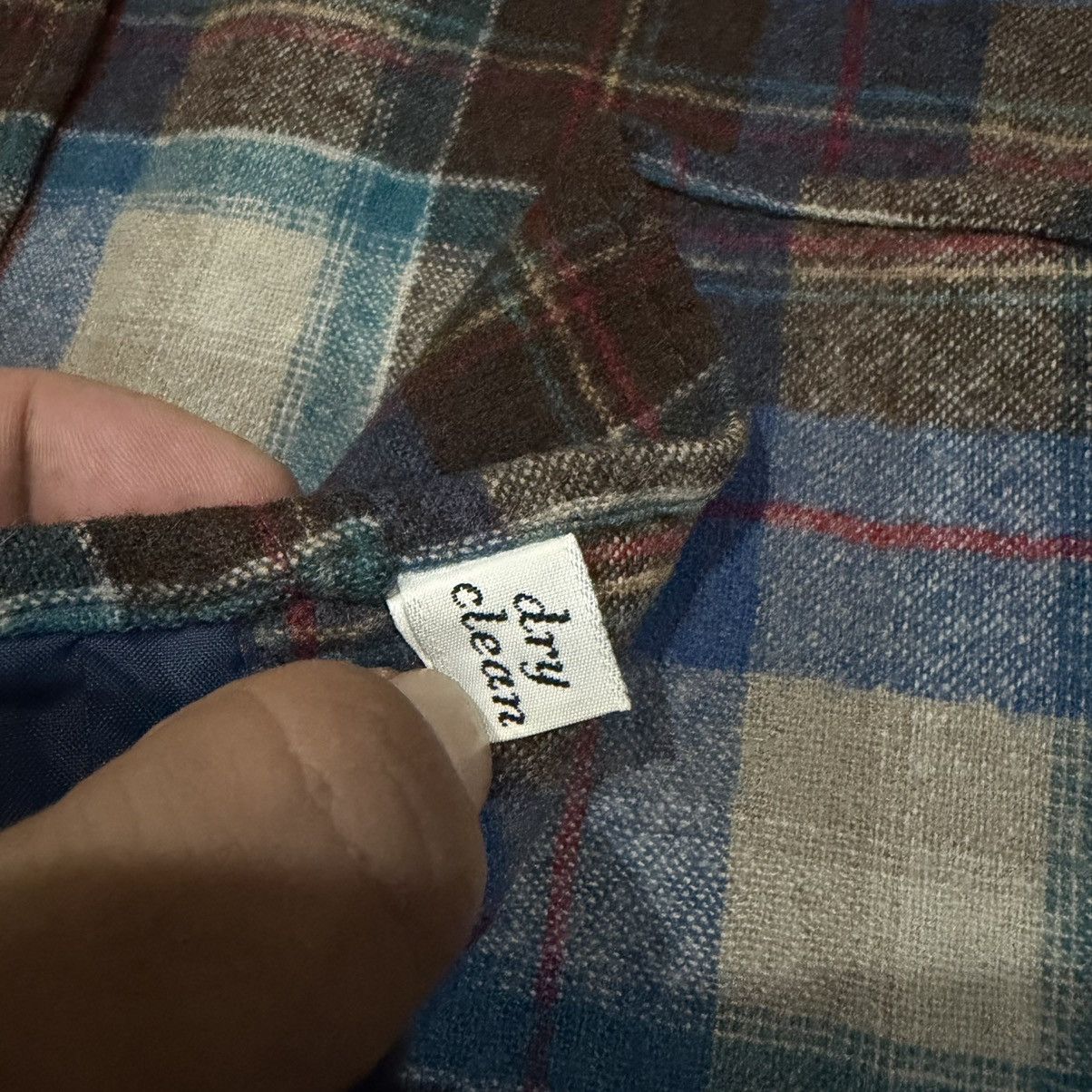 Pendleton Vintage pendleton wool shirt blue plaid Size US L / EU 52-54 / 3 - 4 Thumbnail