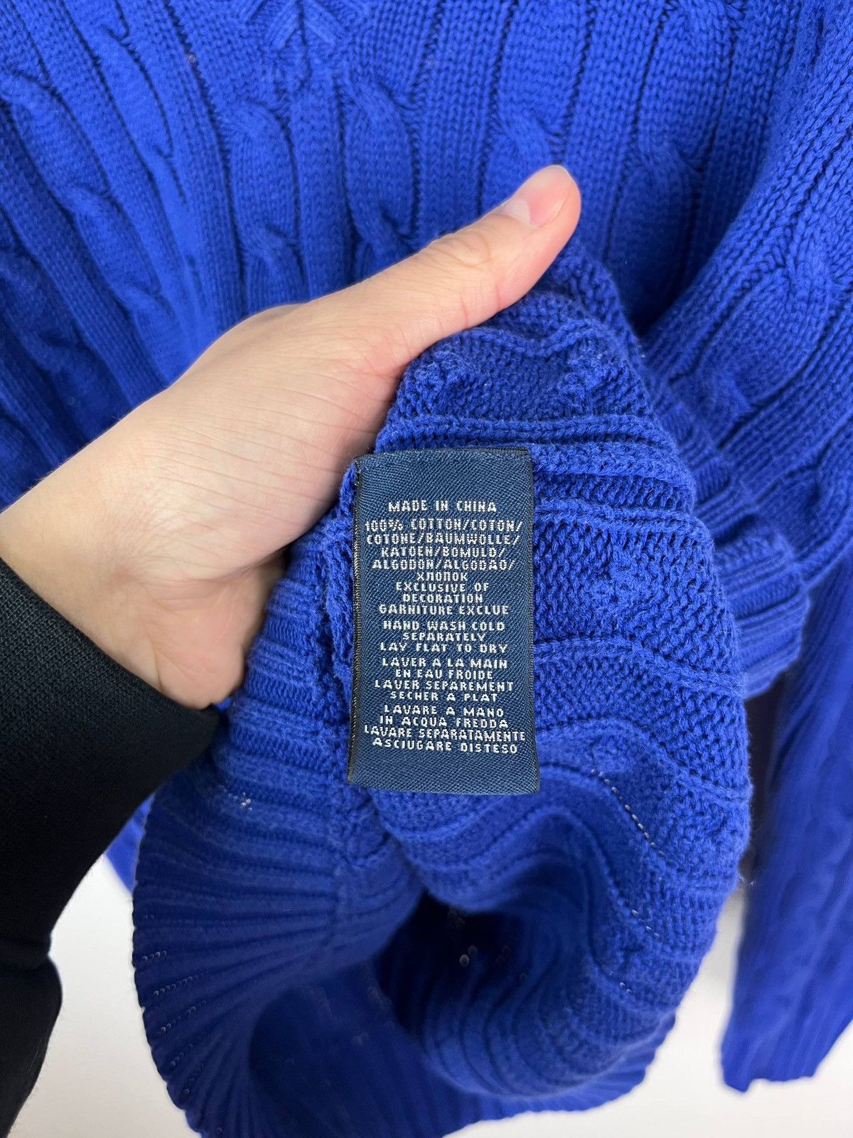 Polo Ralph Lauren Polo Ralph Lauren v neck cable knit woman size M Size M / US 6-8 / IT 42-44 - 4 Thumbnail