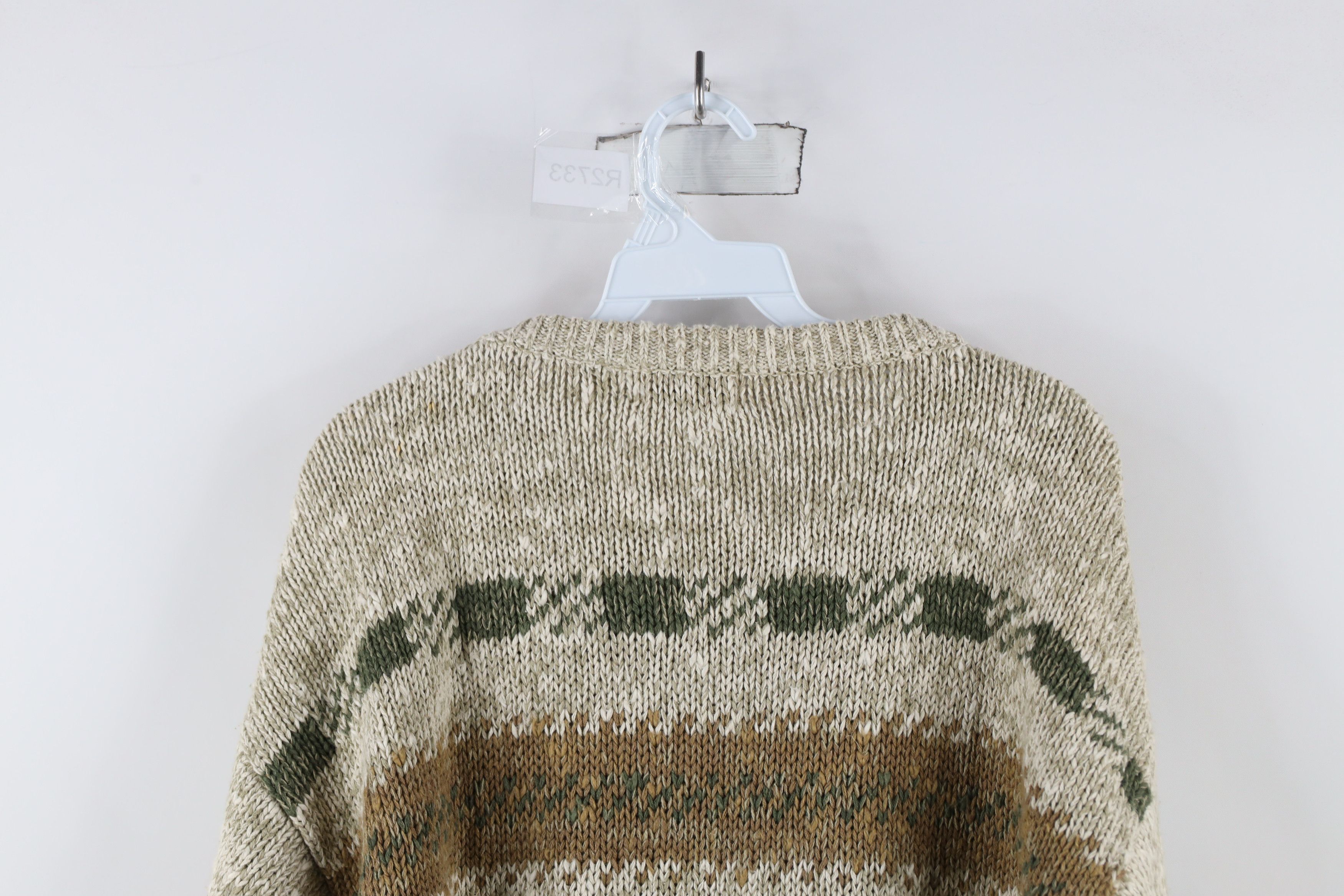 Vintage Vintage 90s Streetwear Blend Chunky Knit Sweater Earth Tone Size US L / EU 52-54 / 3 - 9 Thumbnail