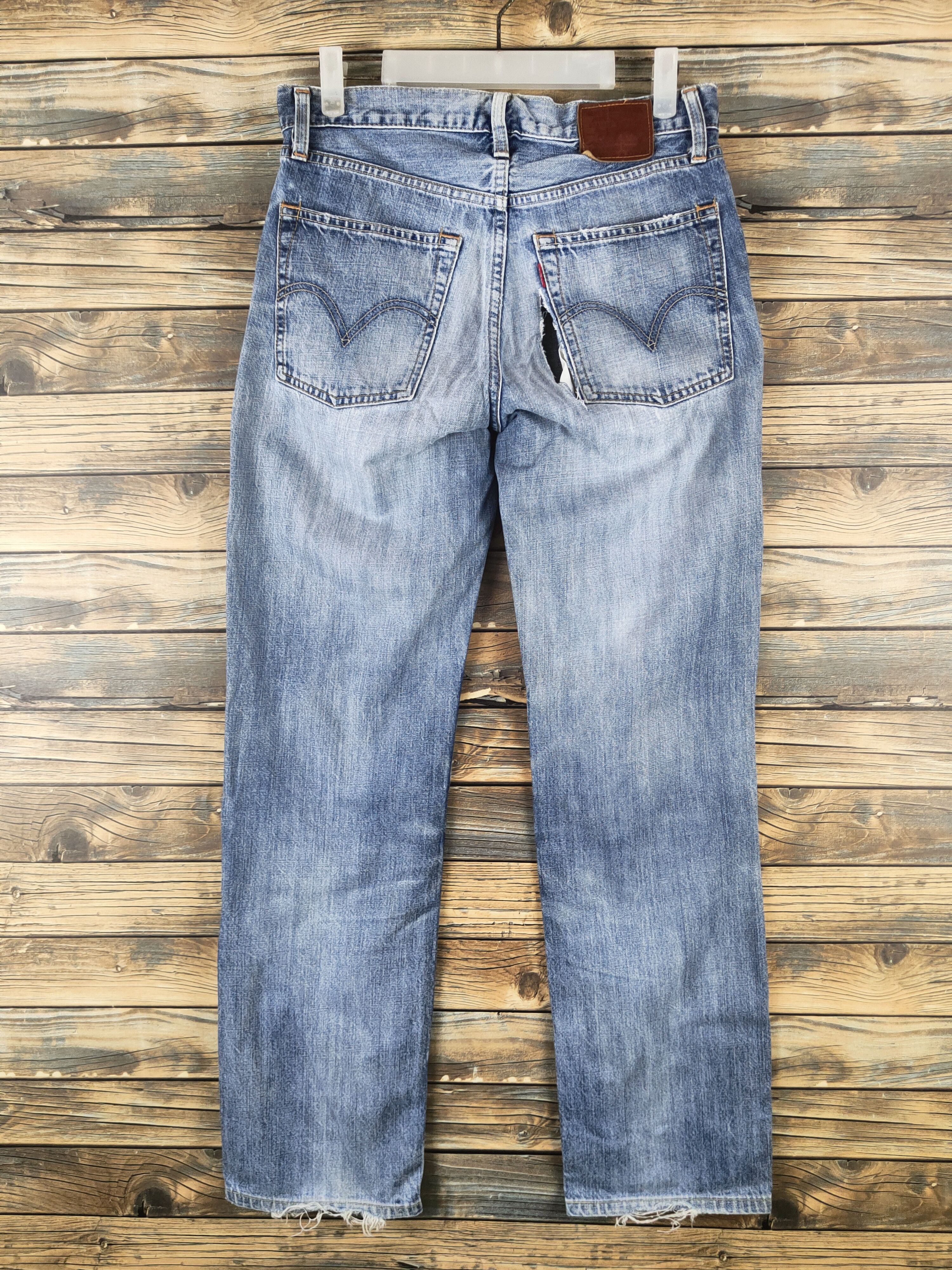 Levi's 502 Levi's Blue Distressed Ripped Jeans #S2849 Size US 30 / EU 46 - 7 Thumbnail