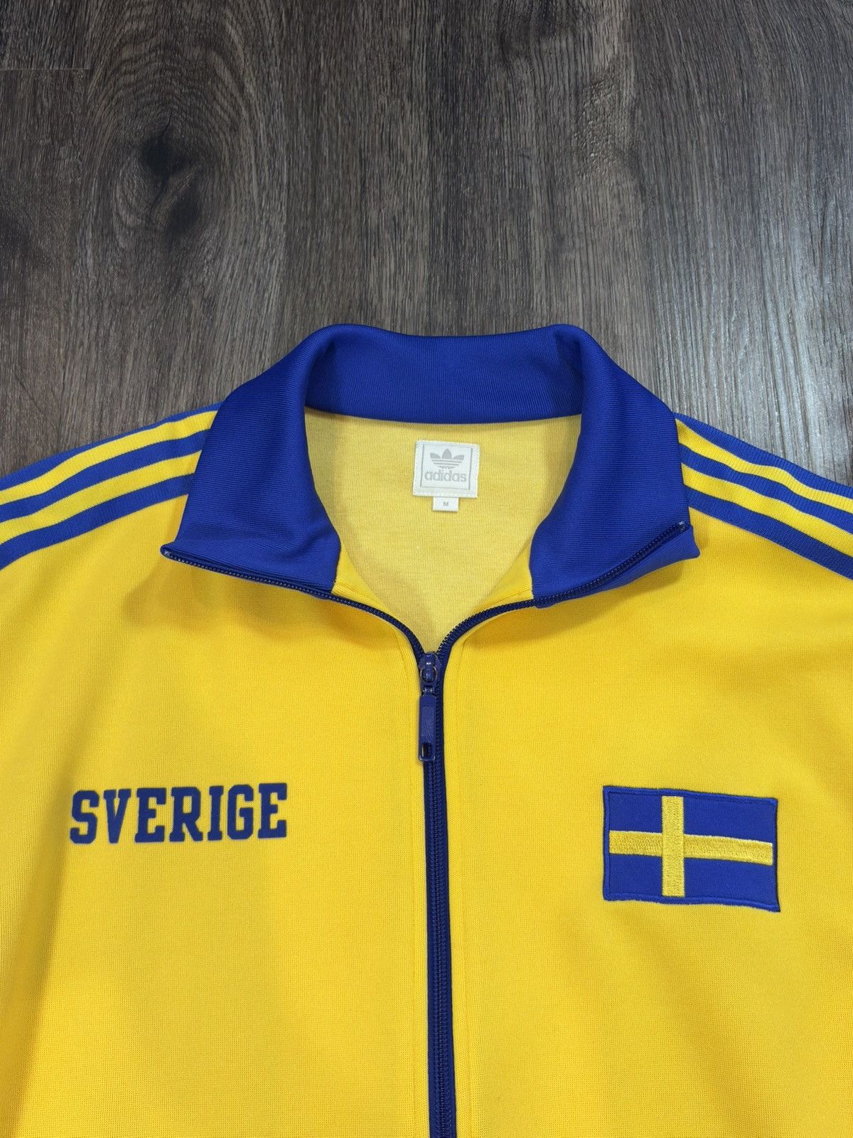 Adidas Adidas 2005 Sweden “1974 Reissue” World Cup Track Top Jacket Size US M / EU 48-50 / 2 - 4 Thumbnail
