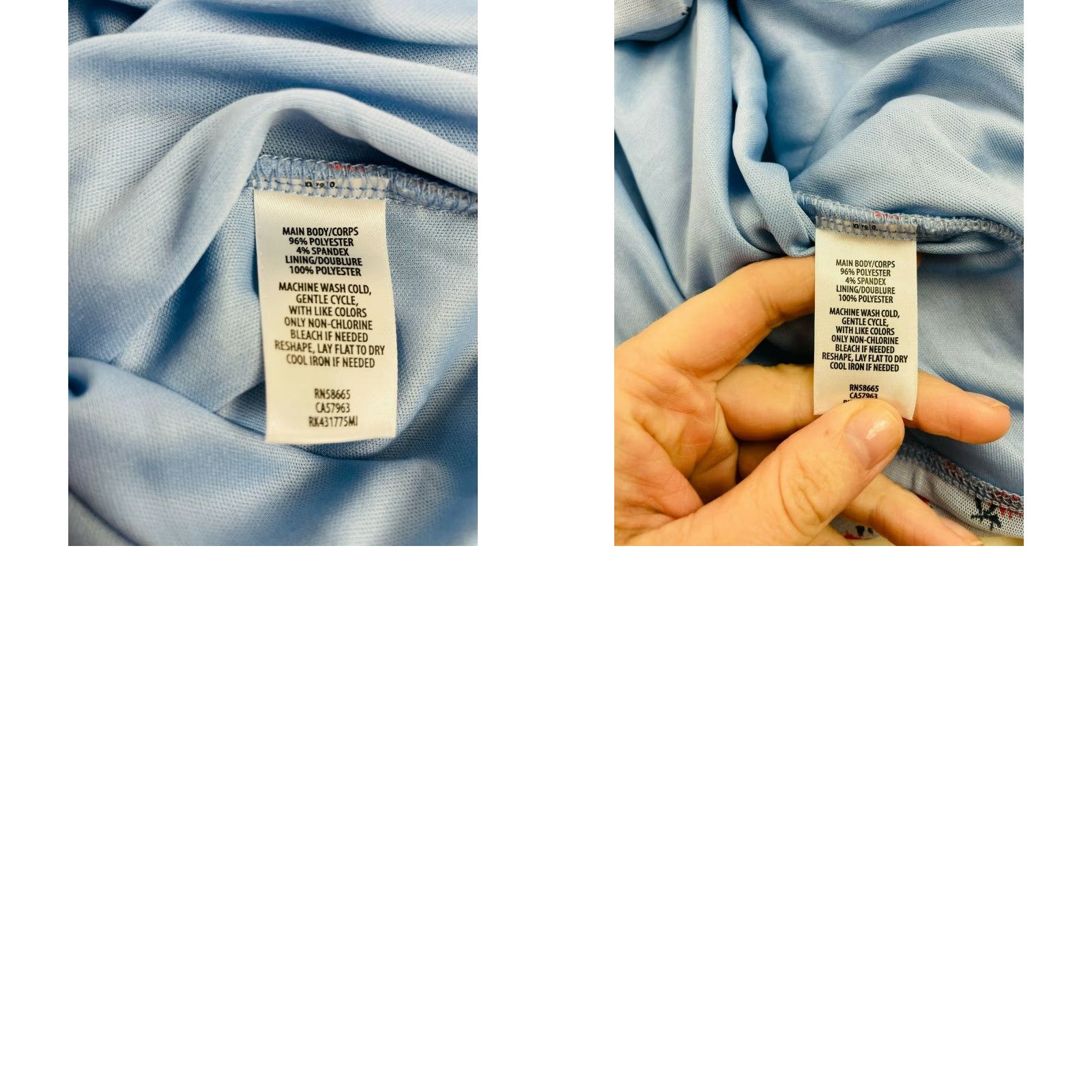 Vintage ABOUND Crop Top Women’s XL Blue Floral Puff Sleeve Ruched Square Neck NWT Size XL / US 12-14 / IT 48-50 - 8 Thumbnail