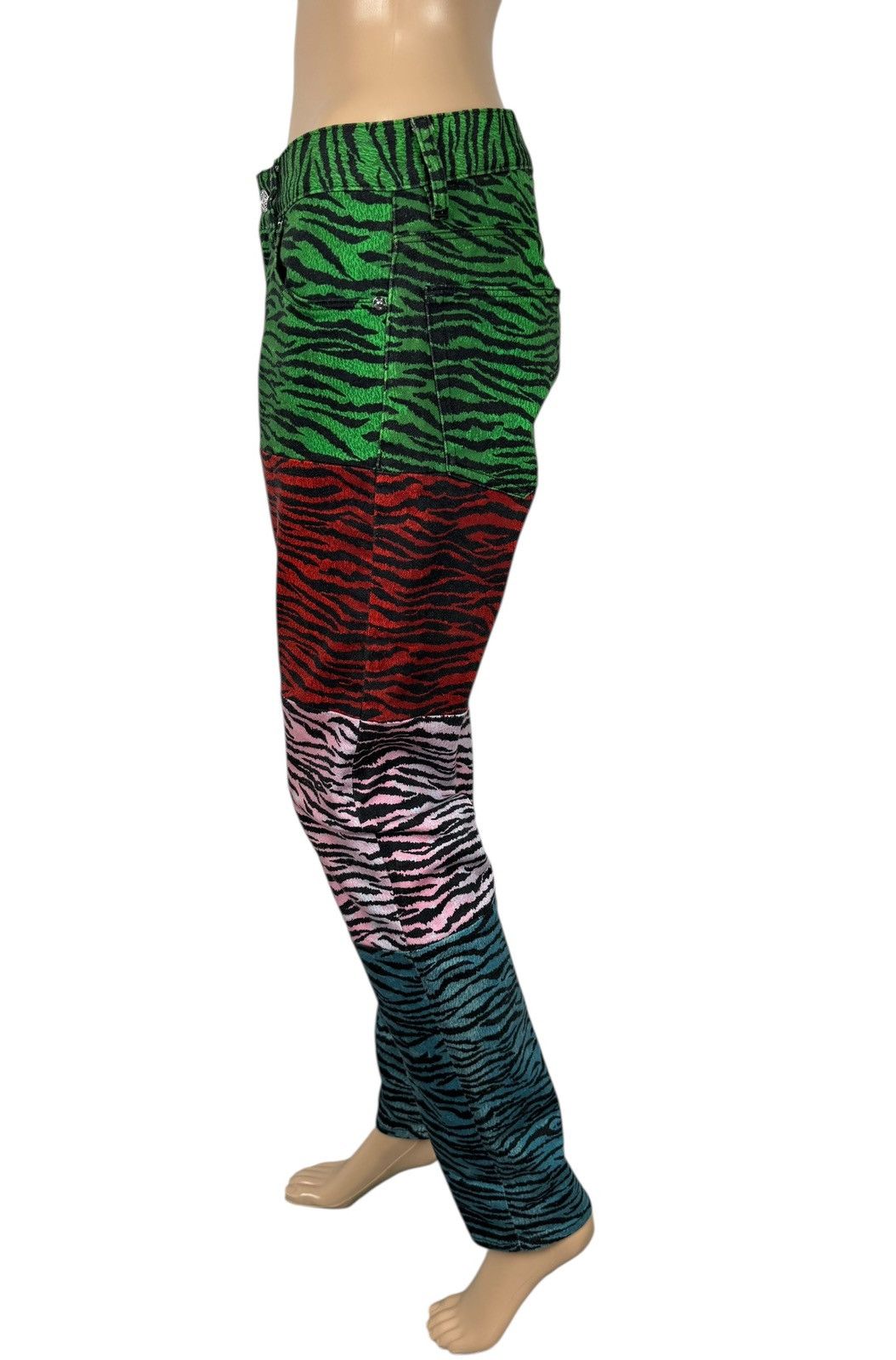 H&M × Kenzo Kenzo Jungle H&M Multicolor Animal Printed Jeans size 31 Size 31" - 6 Thumbnail