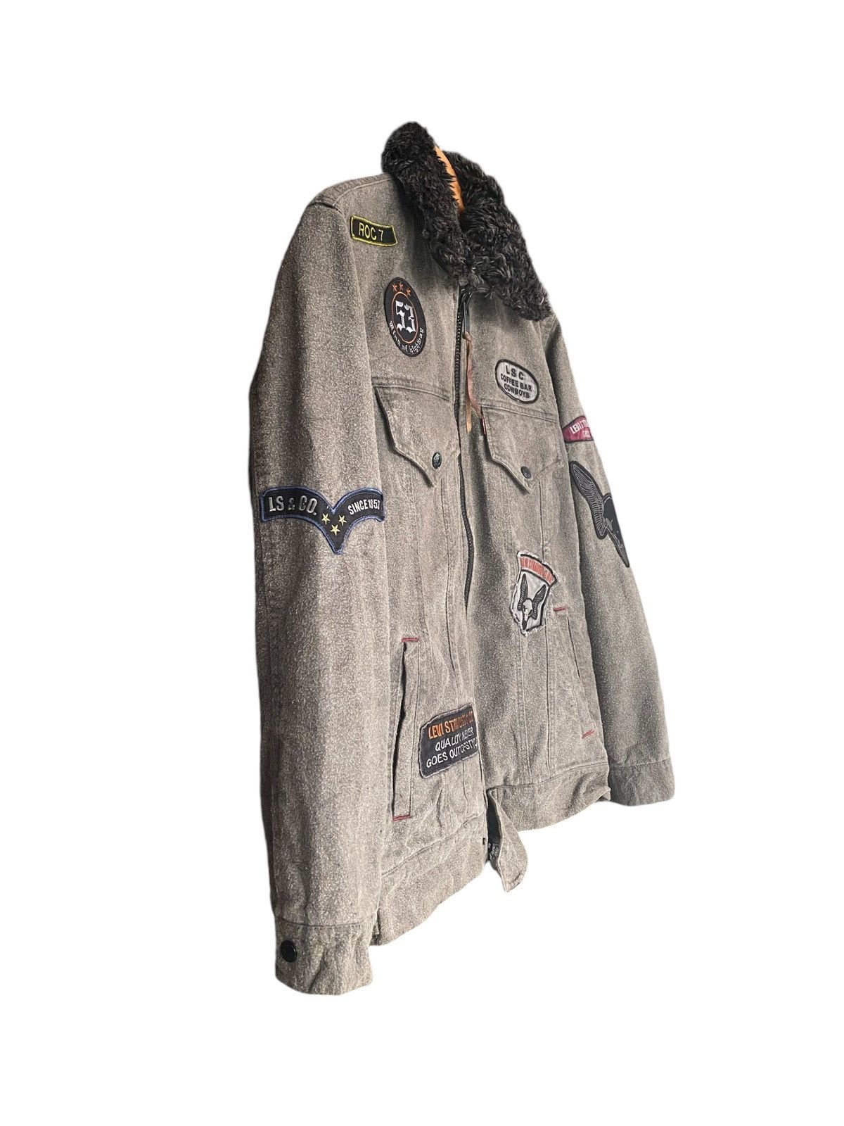 Levi's Vtg🔥LEVI’S RED TAB Patches Softneck Zipper Jacket (M) Size US M / EU 48-50 / 2 - 8 Thumbnail