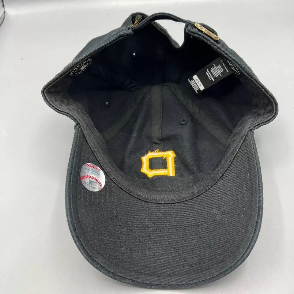 47 Pittsburgh Pirates Hat Men Black 47 Brand MLB Strap Back Cap Size ONE SIZE - 7 Thumbnail