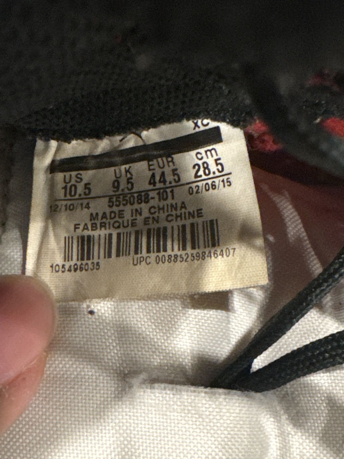 Jordan Brand JORDAN 1 RETRO HIGH CHICAGO ‘2015’ Size US 10.5 / EU 43-44 - 6 Thumbnail