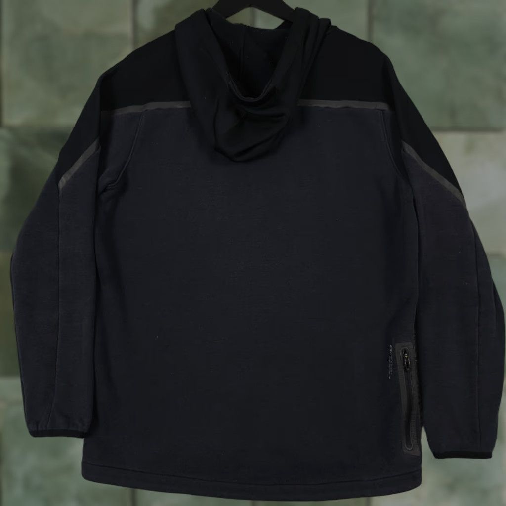 Oakley Oakley Hoodie Mens Medium Faded Black Full Zip Jacket Grunge Distressed Skater Size US M / EU 48-50 / 2 - 1 Thumbnail