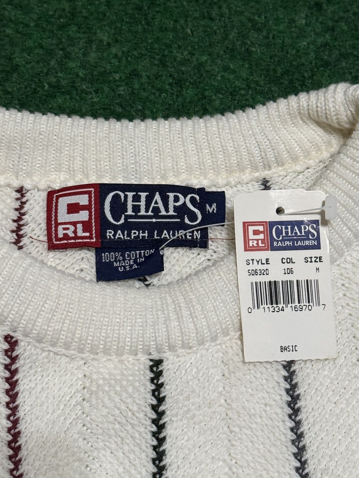 Chaps Ralph Lauren Vintage 90s Chaps Ralph Lauren NWT Deadstock Knit Sweater Size US M / EU 48-50 / 2 - 3 Thumbnail