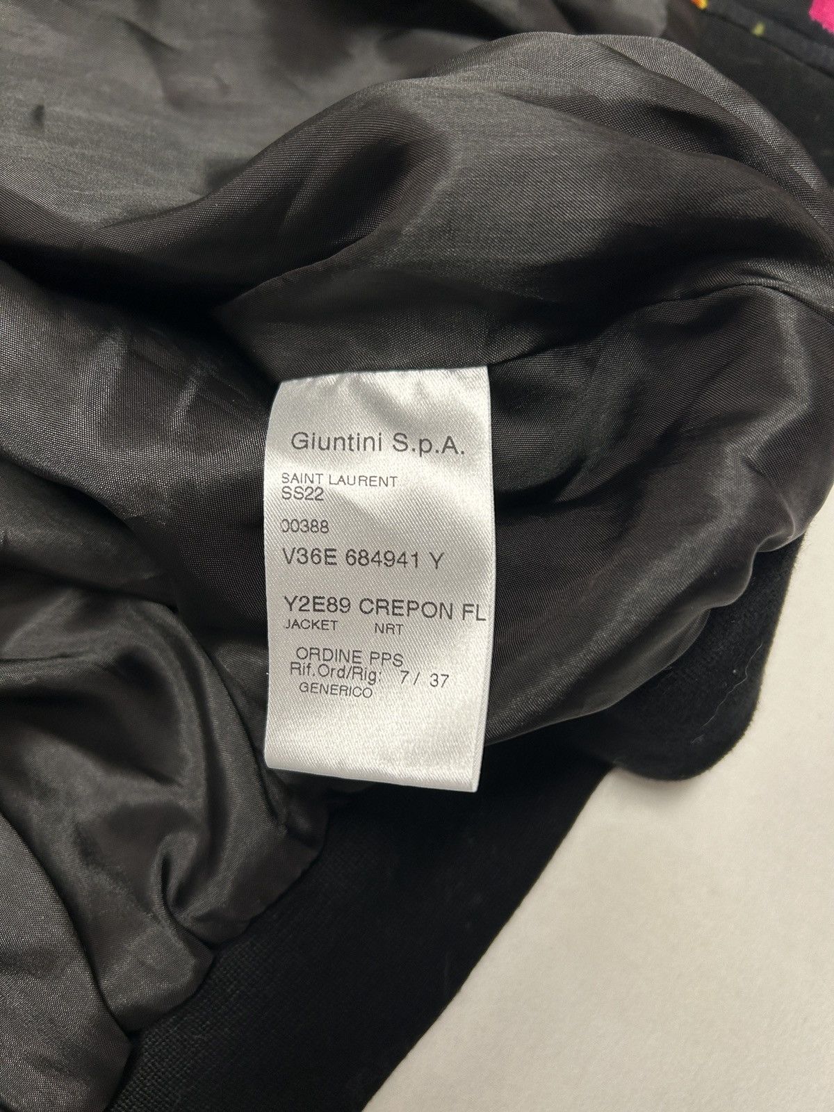 Saint Laurent Paris SS2022 Sample Floral Print Bomber Jacket Size US L / EU 52-54 / 3 - 9 Thumbnail