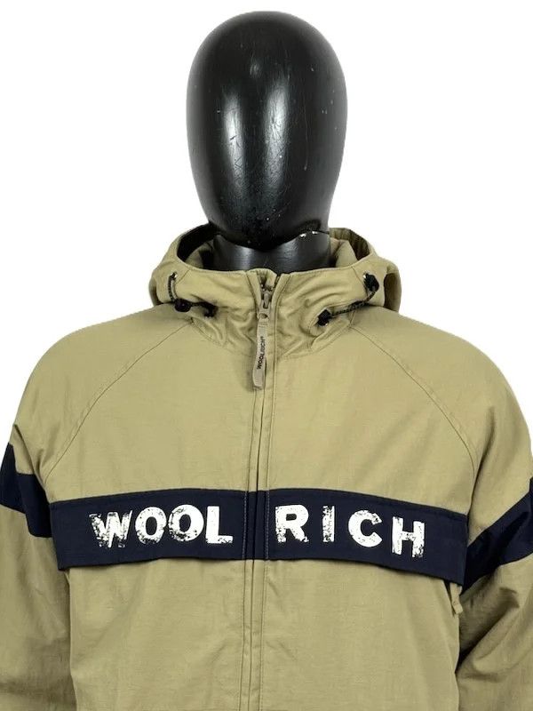 Woolrich Woolen Mills Woolrich Giubbotto Caldo Beige/Blu Taglia L Size US L / EU 52-54 / 3 - 2 Thumbnail