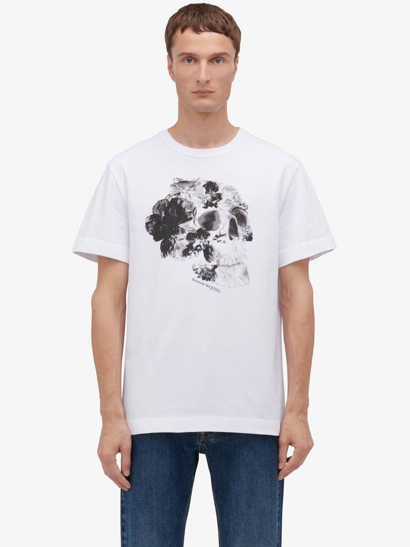 Alexander McQueen o1w1db10725 T- Shirt in White Size US XL / EU 56 / 4 - 2 Thumbnail
