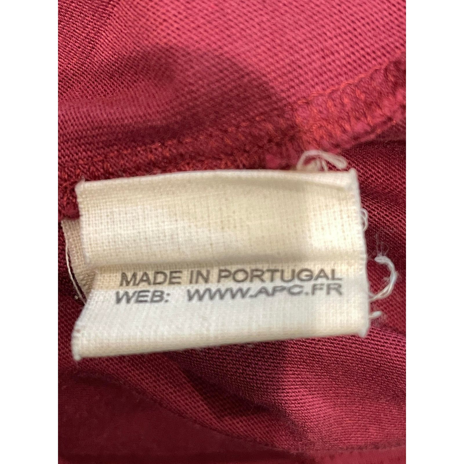 A.P.C. APC Tee Maroon Smiley Size US S / EU 44-46 / 1 - 6 Thumbnail